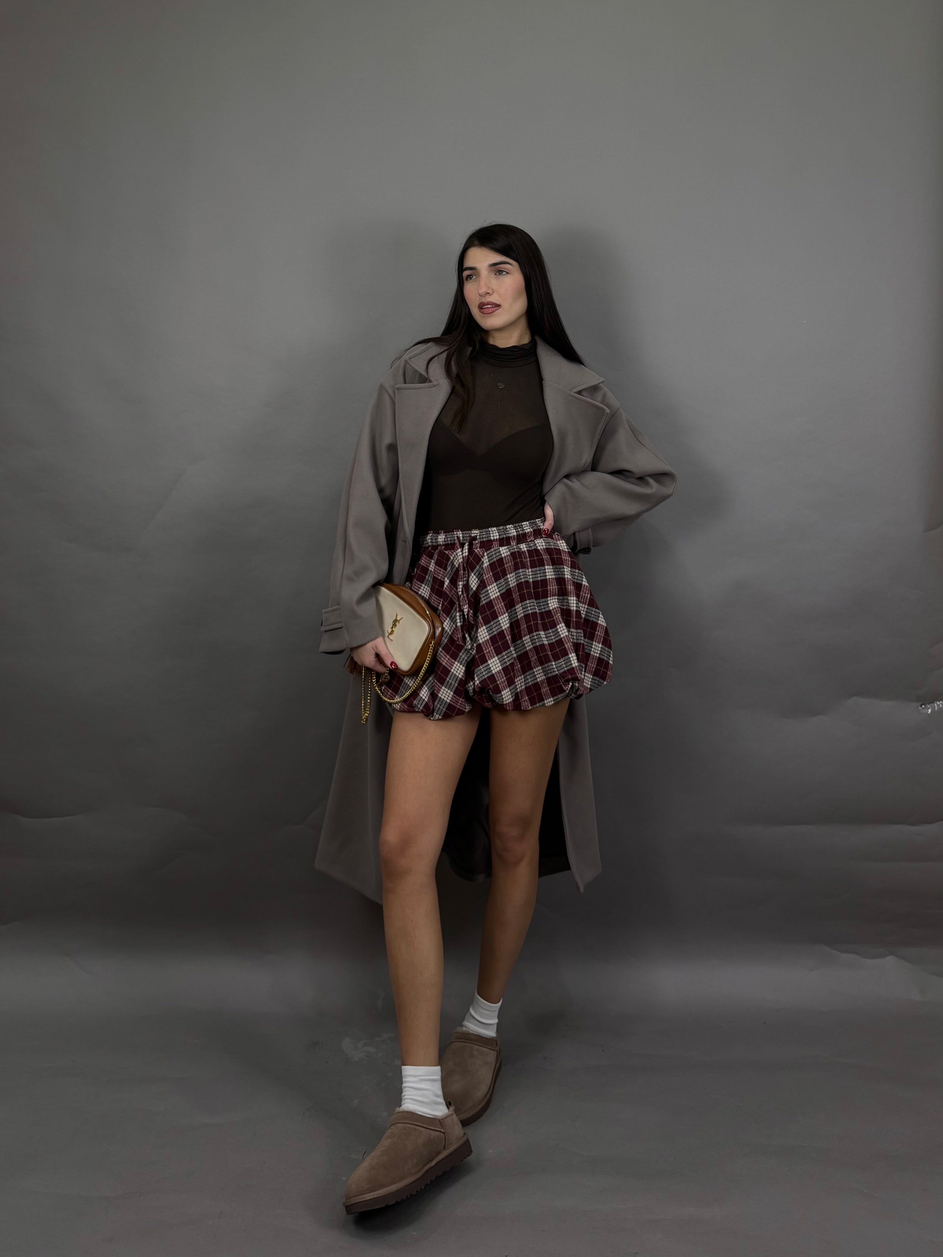 Gonna palloncino flanella