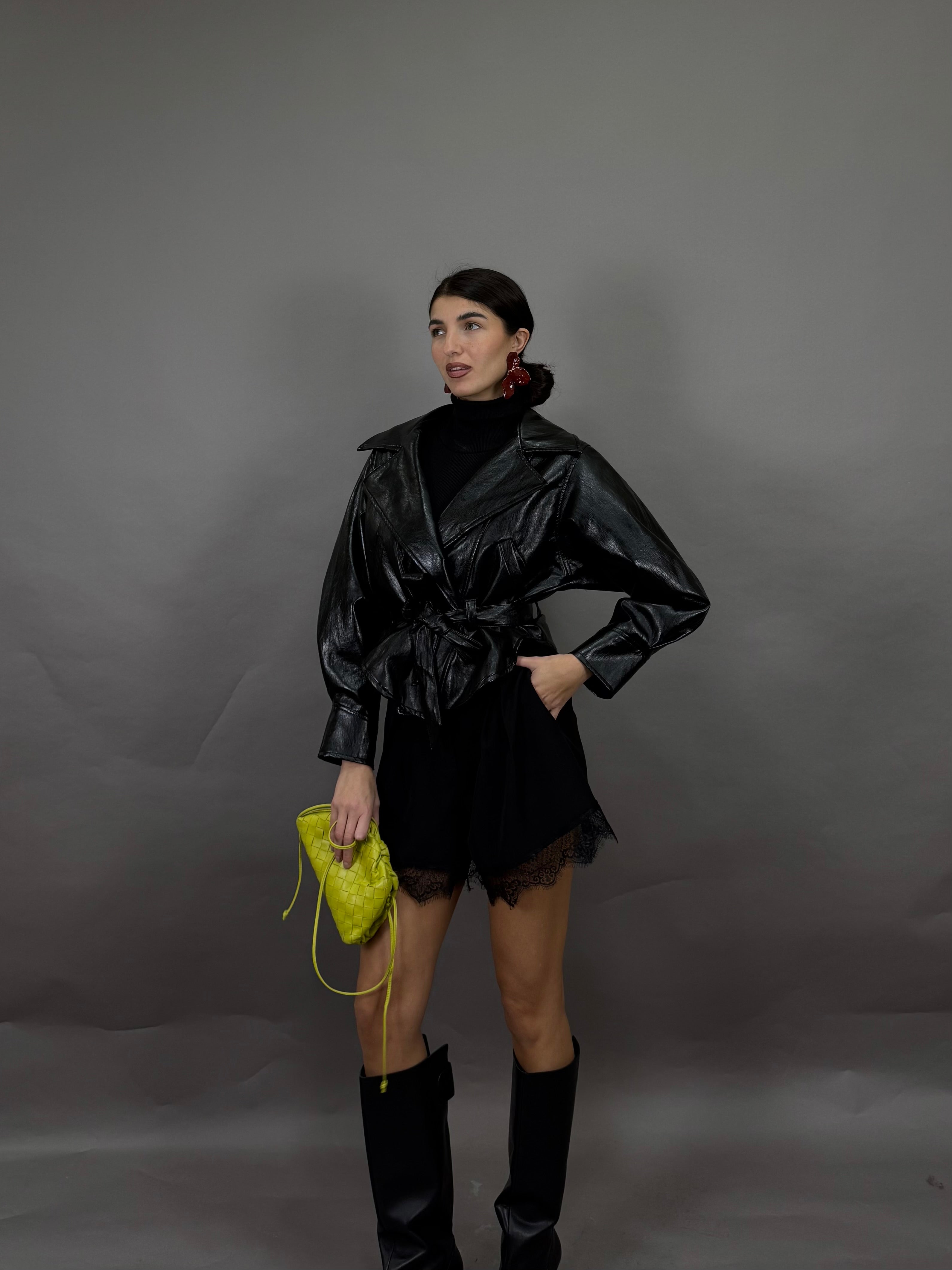 Giacca in pelle by just nera