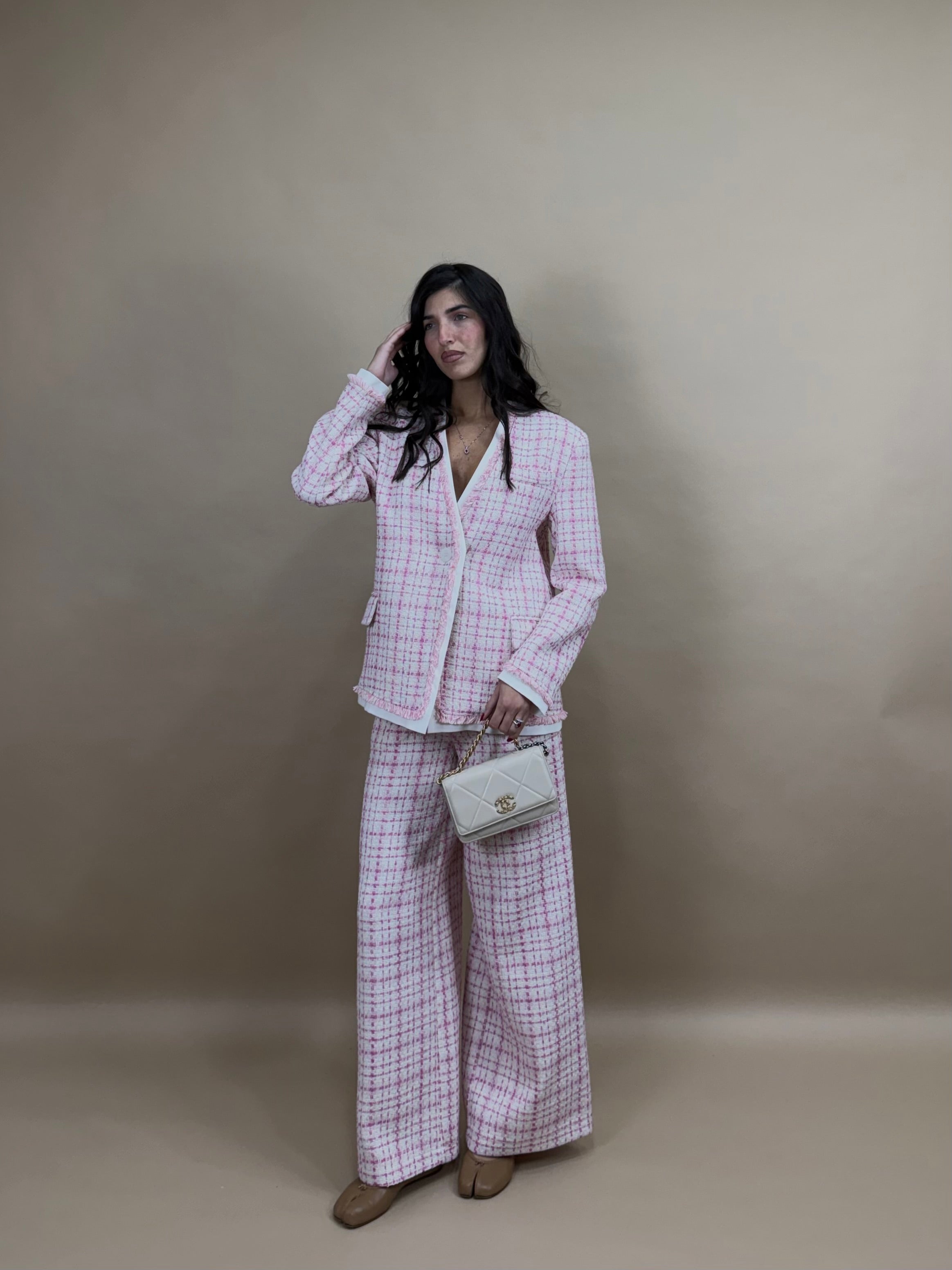 Blazer in tweed lumina