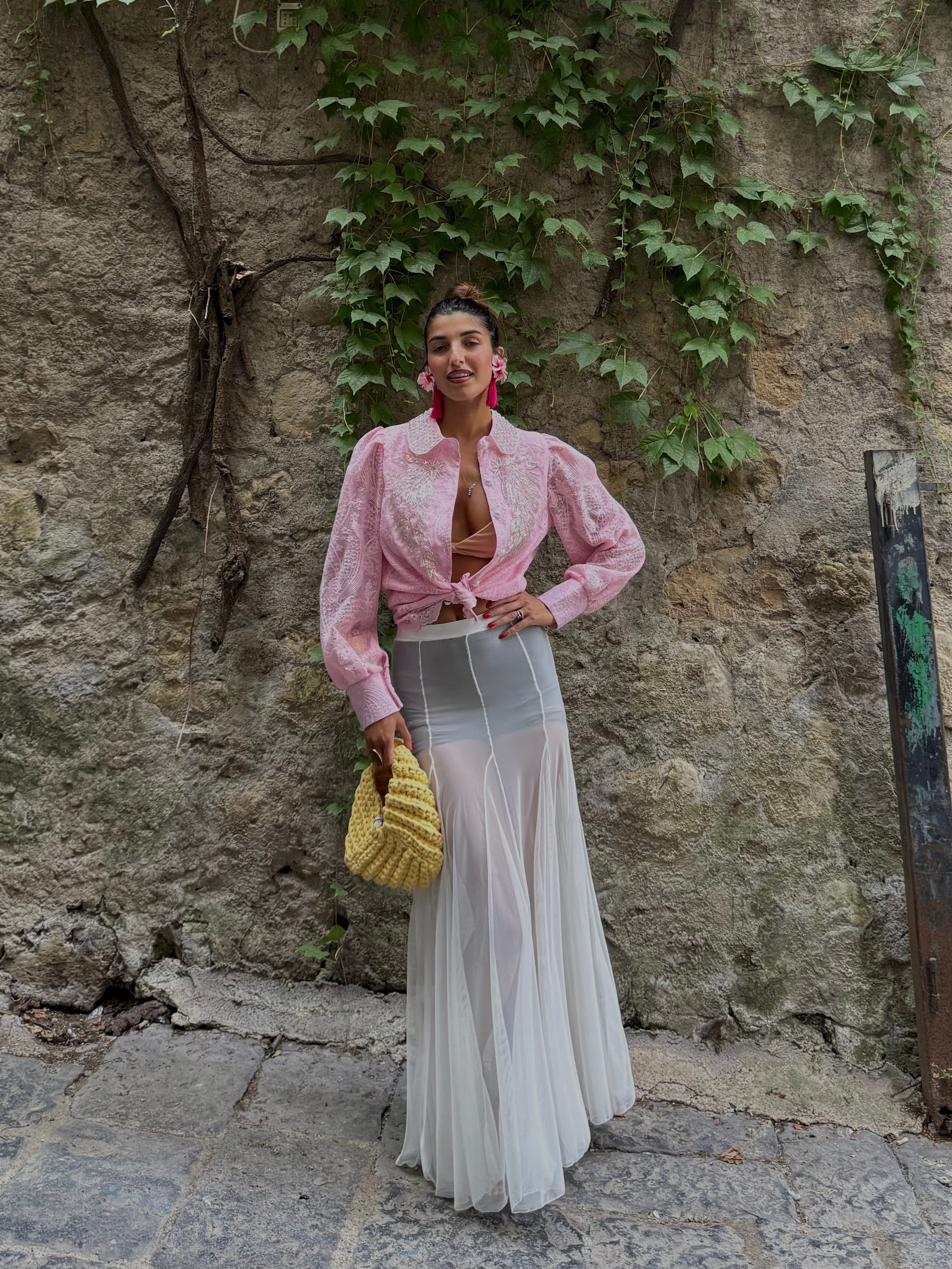 Gonna spagnola bianca - LadyB Shop Online
