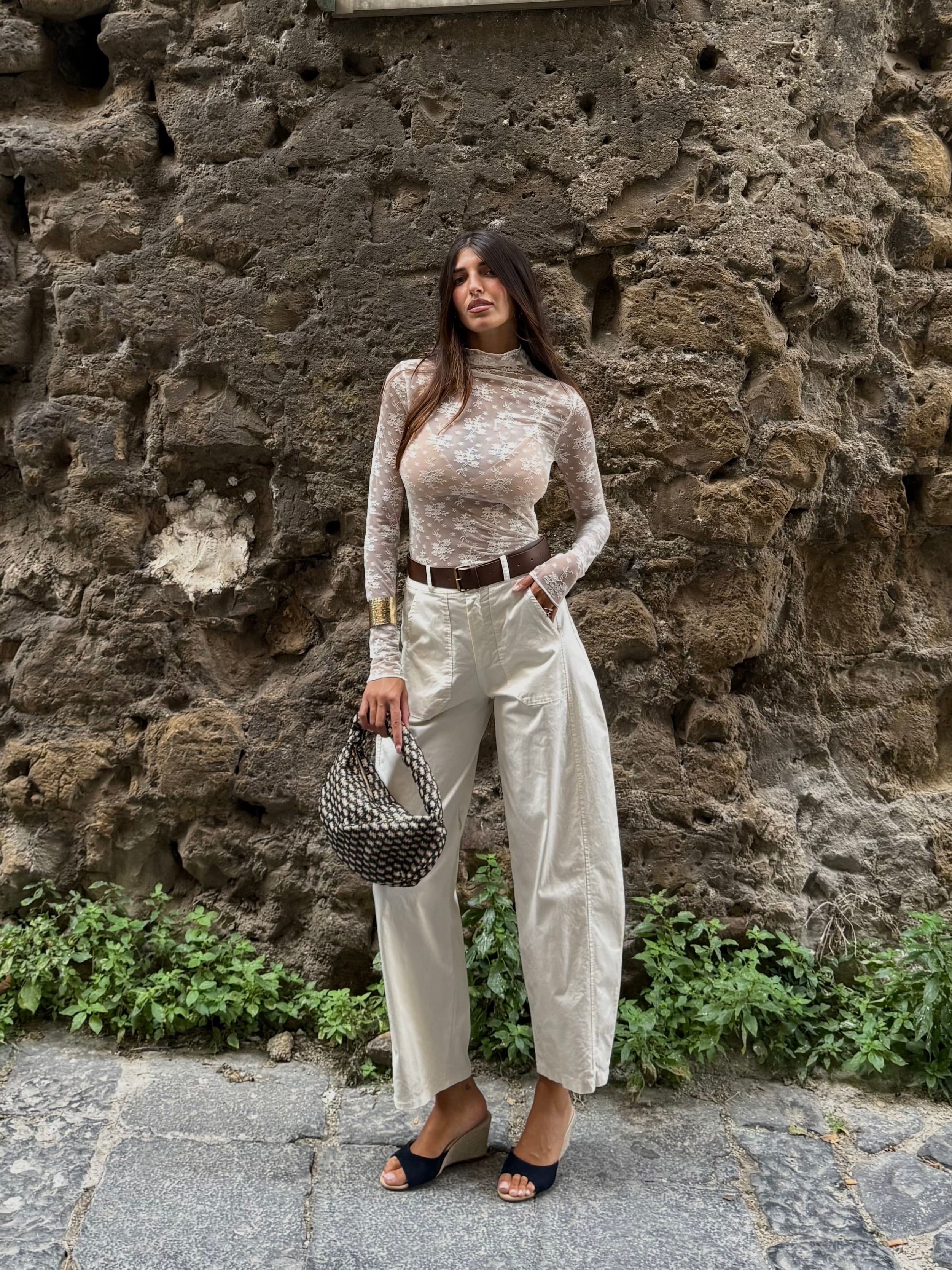 Pantalone ballon panna - LadyB Shop Online