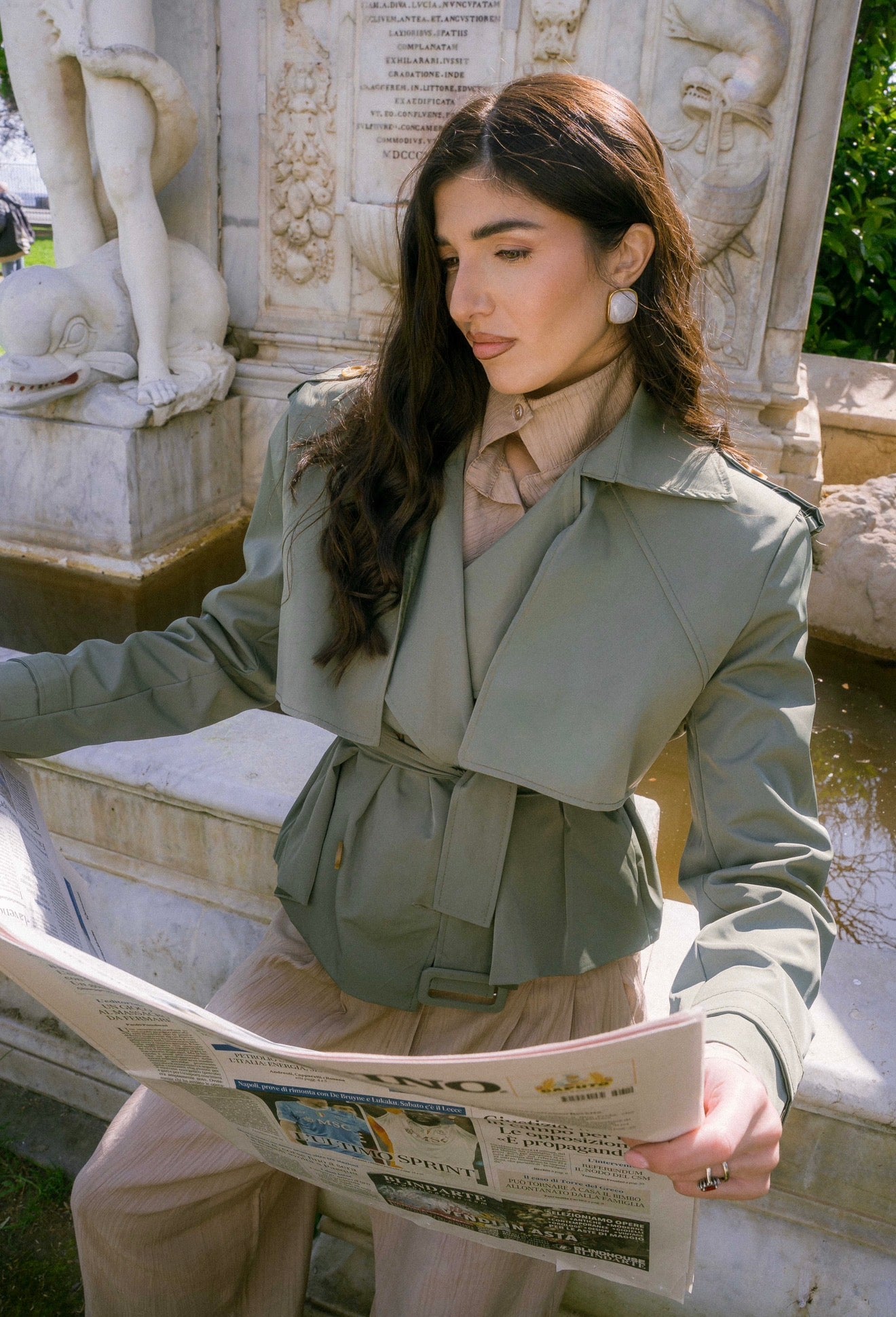 Trench maxi spallina by LadyB