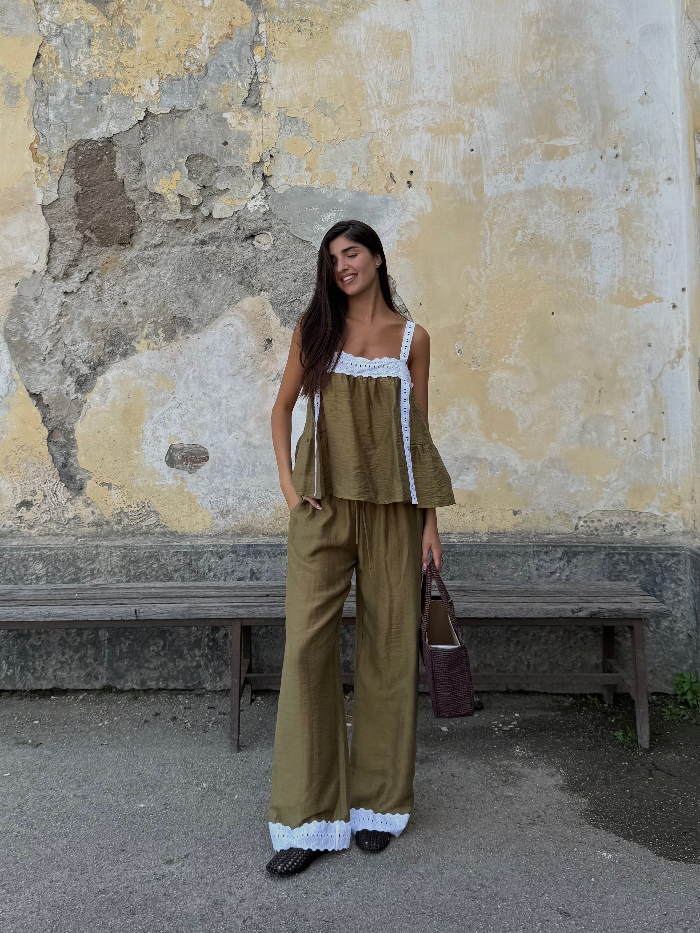 Coordinato pizzo sangallo by Lumina
