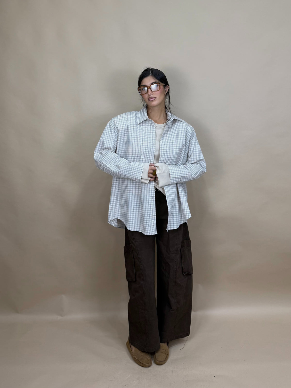 Camicia maxi spallina
