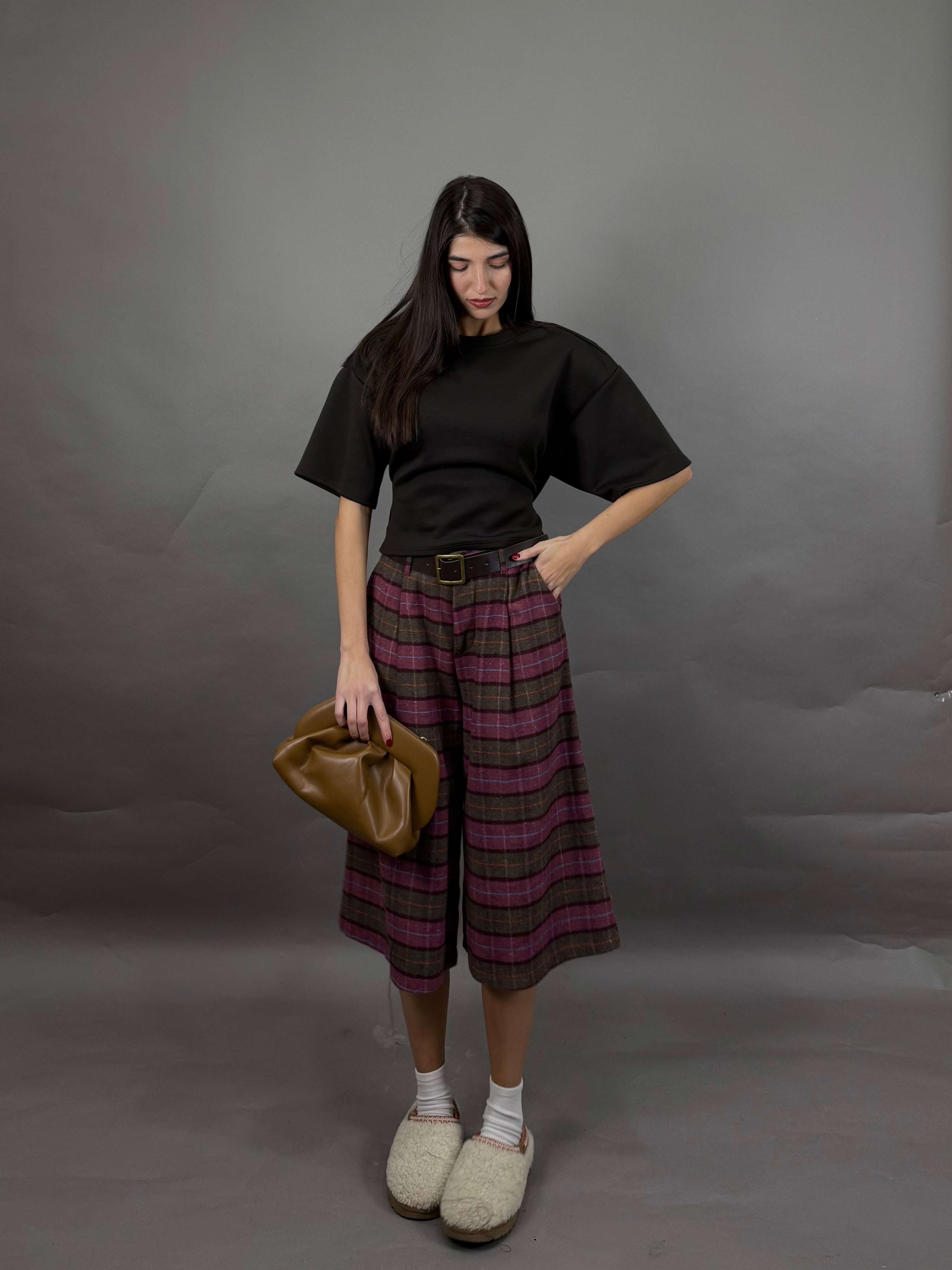 Maglia in felpa marrone