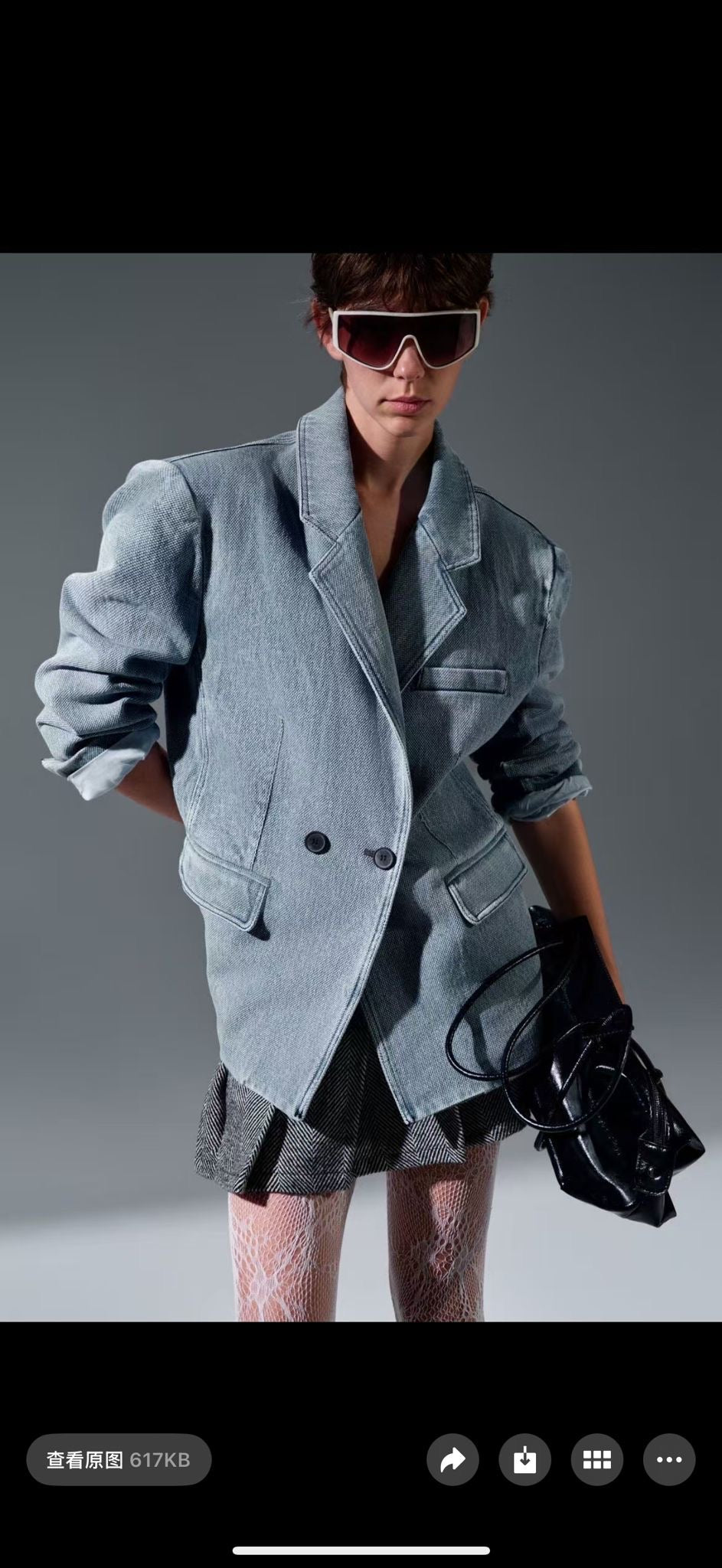 Blazer in jeans by lumina