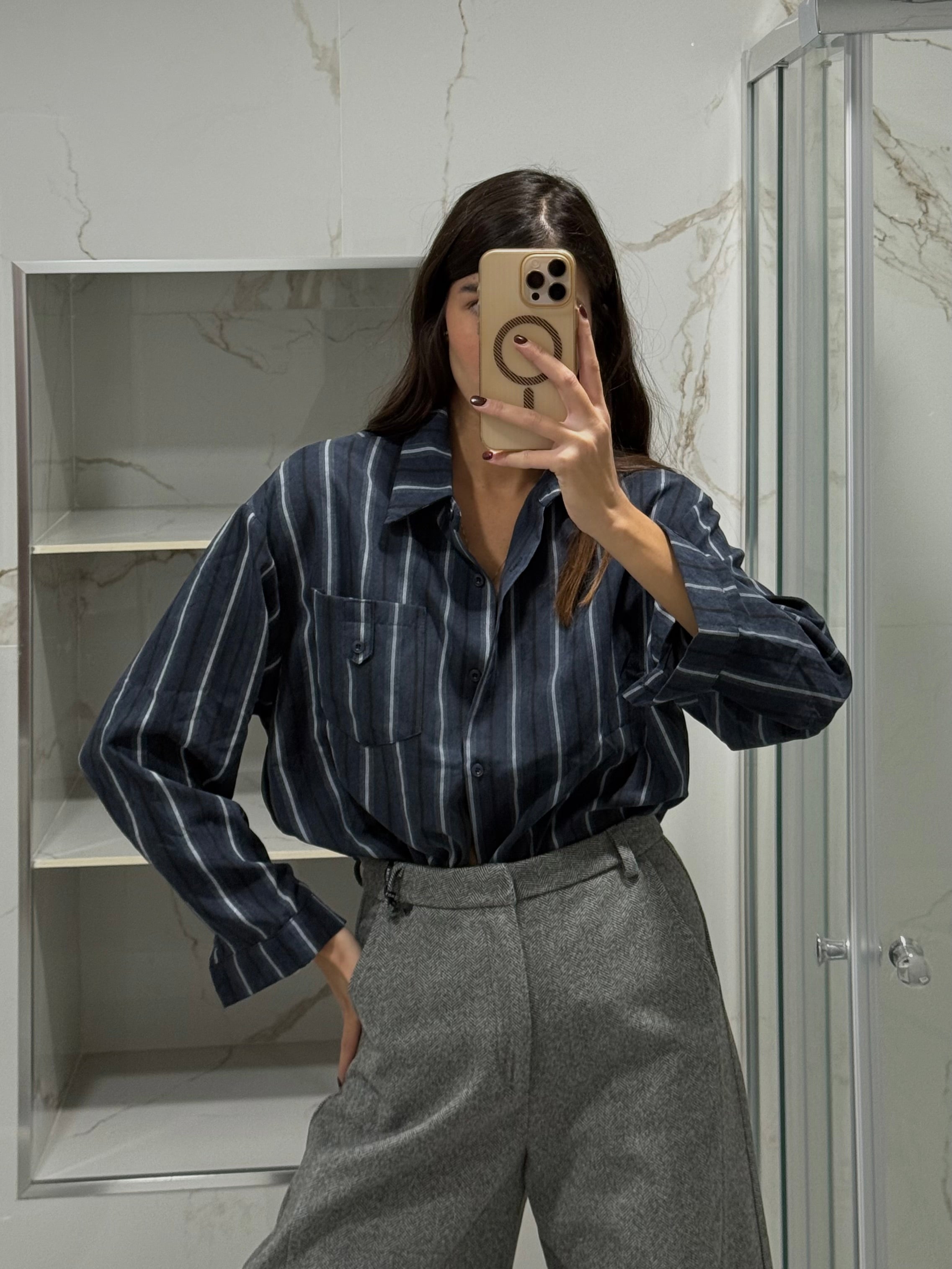 Camicia Olly blu