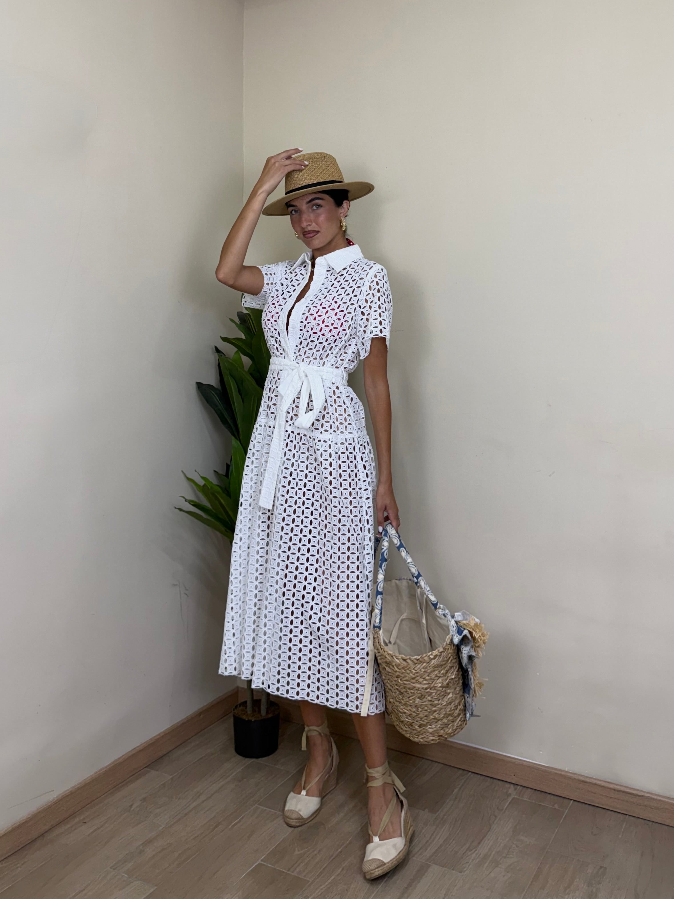 Dress camicia Sangallo By Lumina
