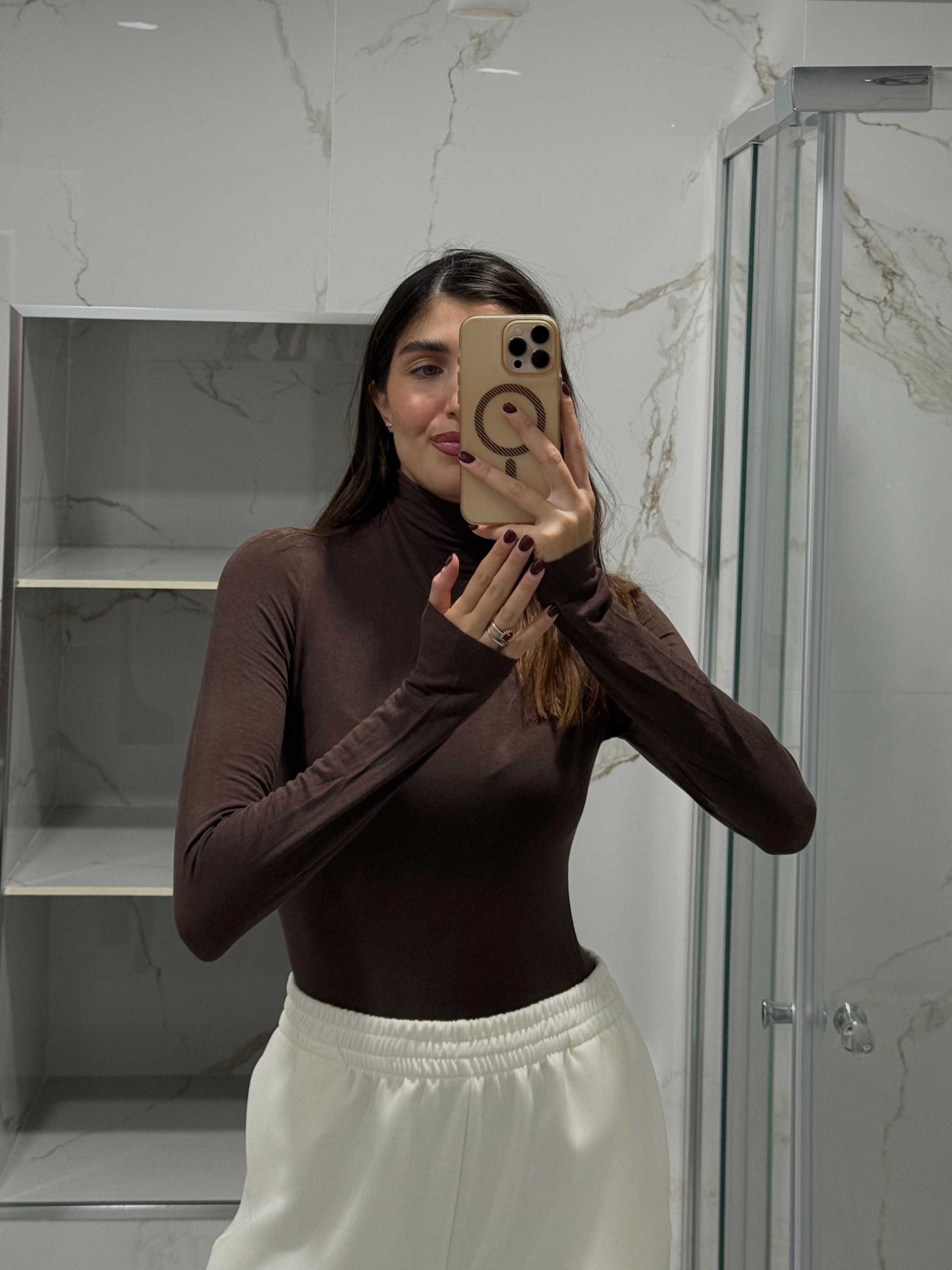 Maglia Grace marrone