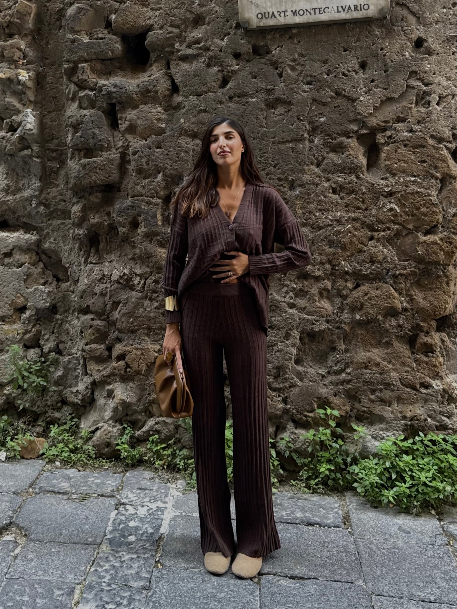Coordinato comfy marrone