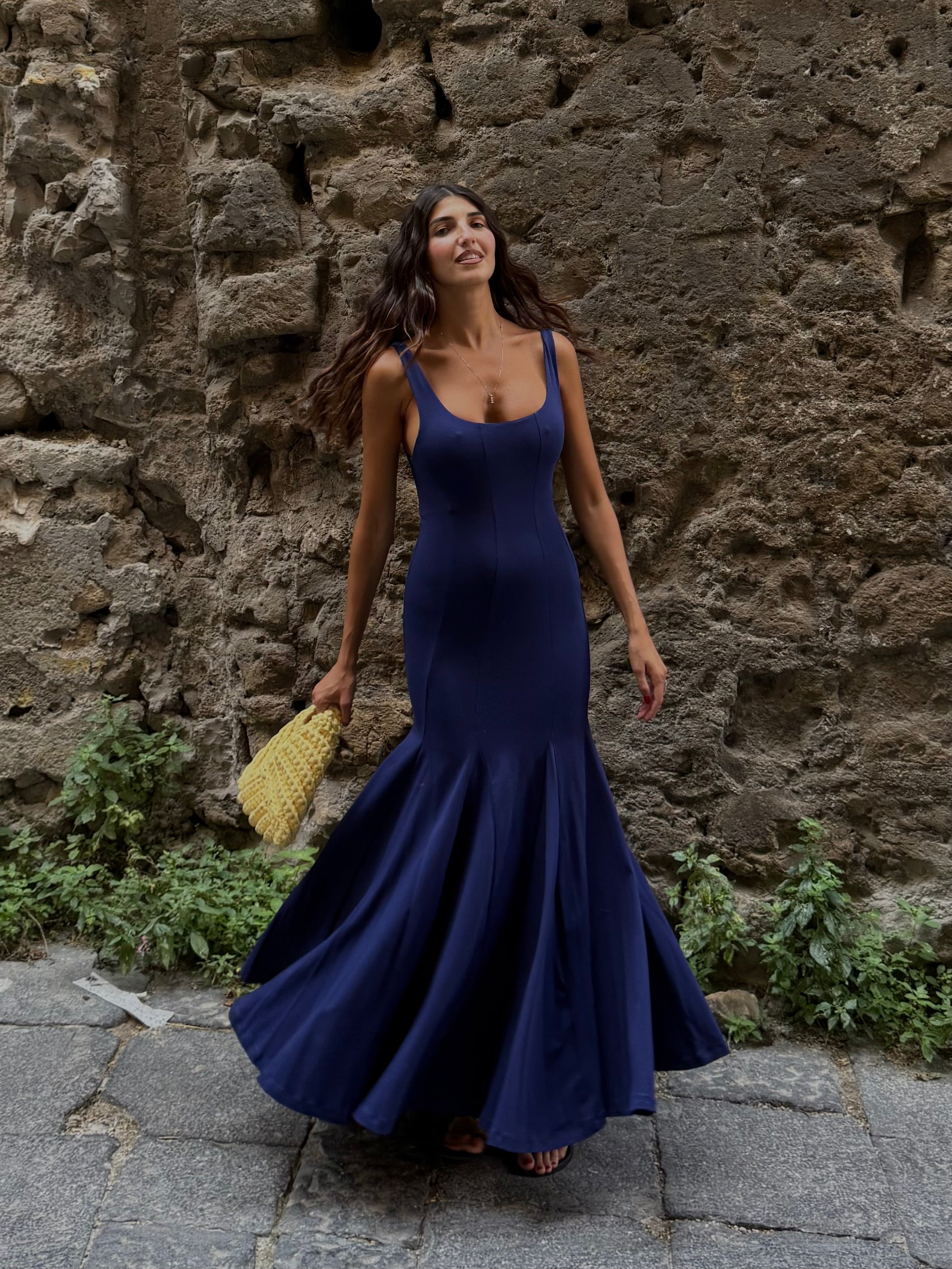 Dress sirena blu by lumina