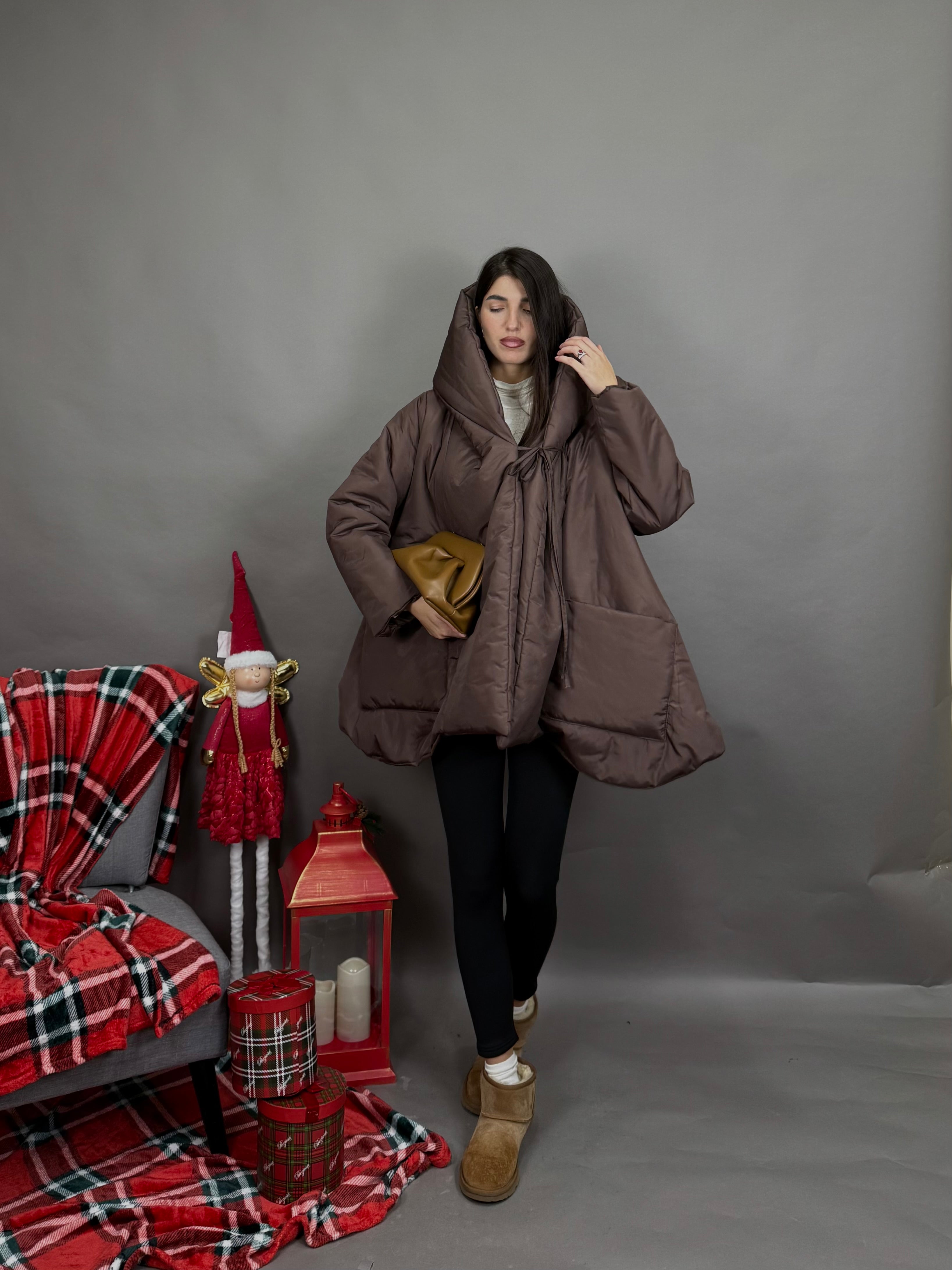 Piumino Paris marrone