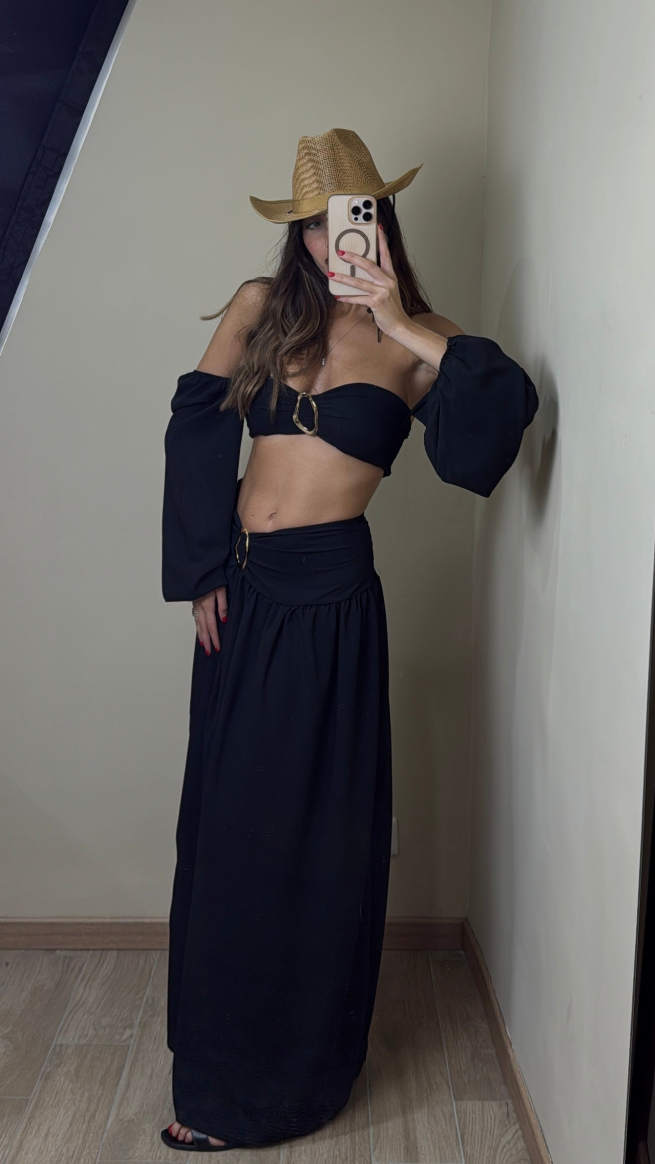 Cord set Maya nero - LadyB Shop Online