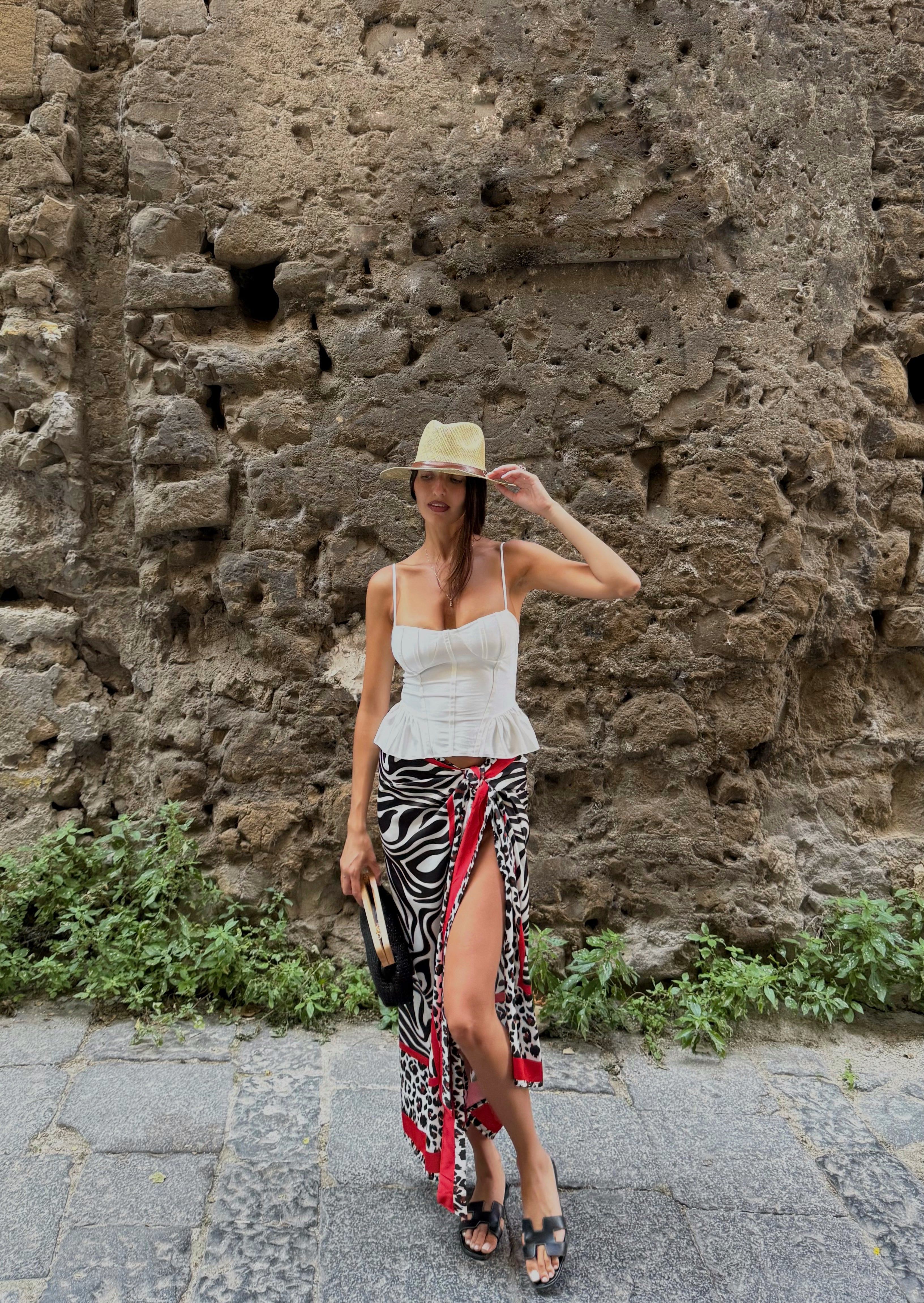 Gonna pareo Animalier - LadyB Shop Online