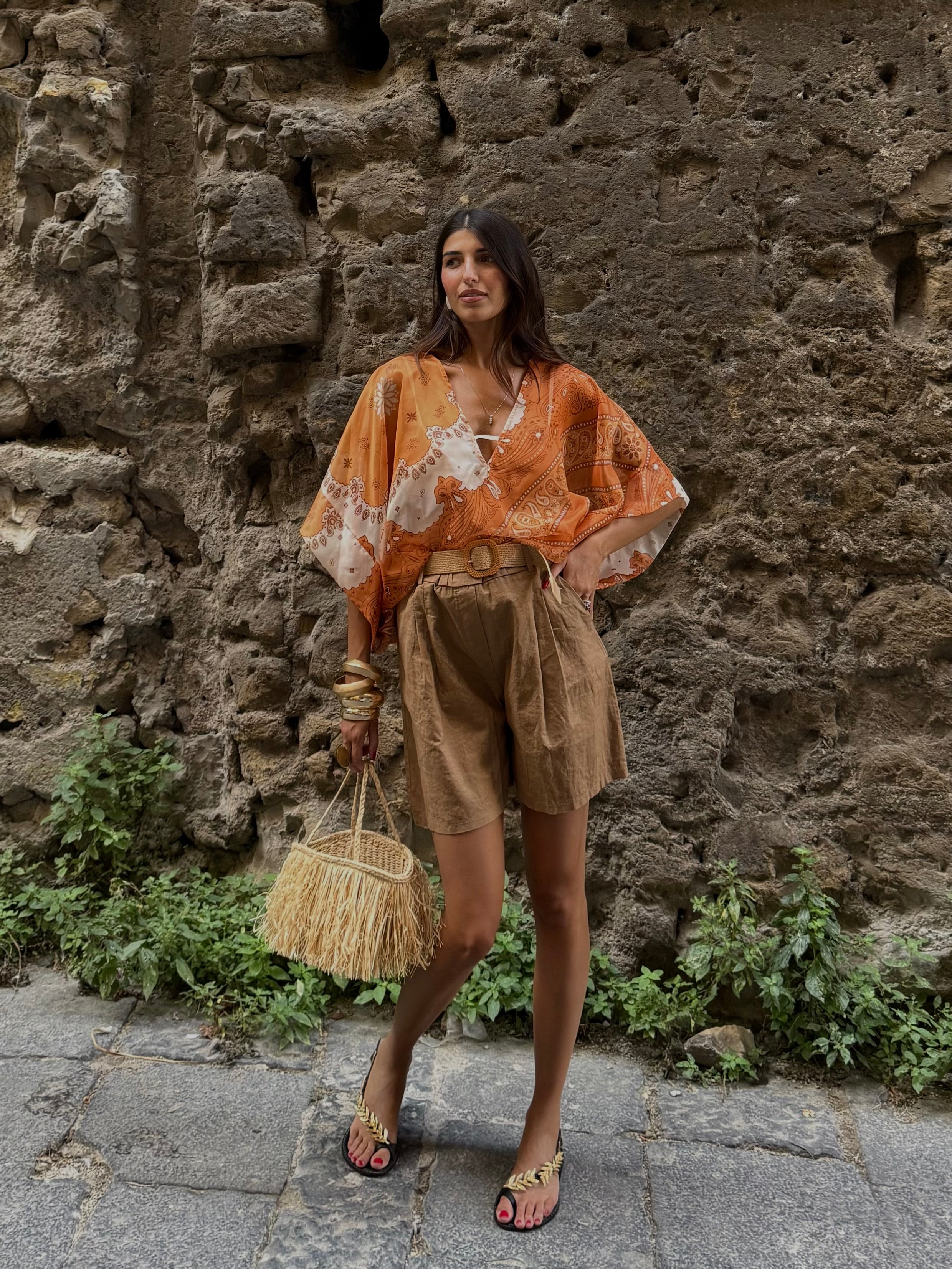 Pantaloncino beige - LadyB Shop Online