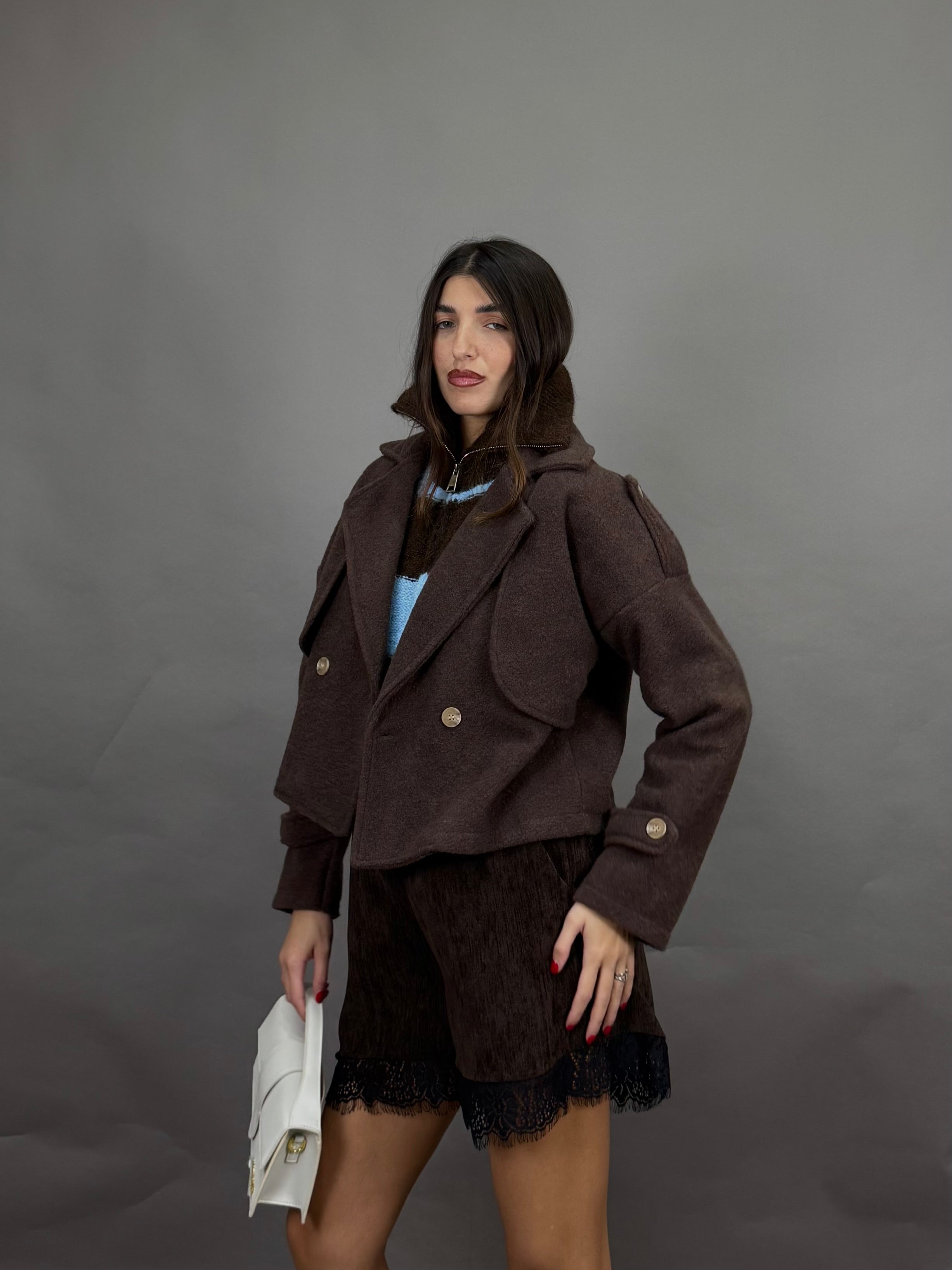 Trench/cappotto marrone