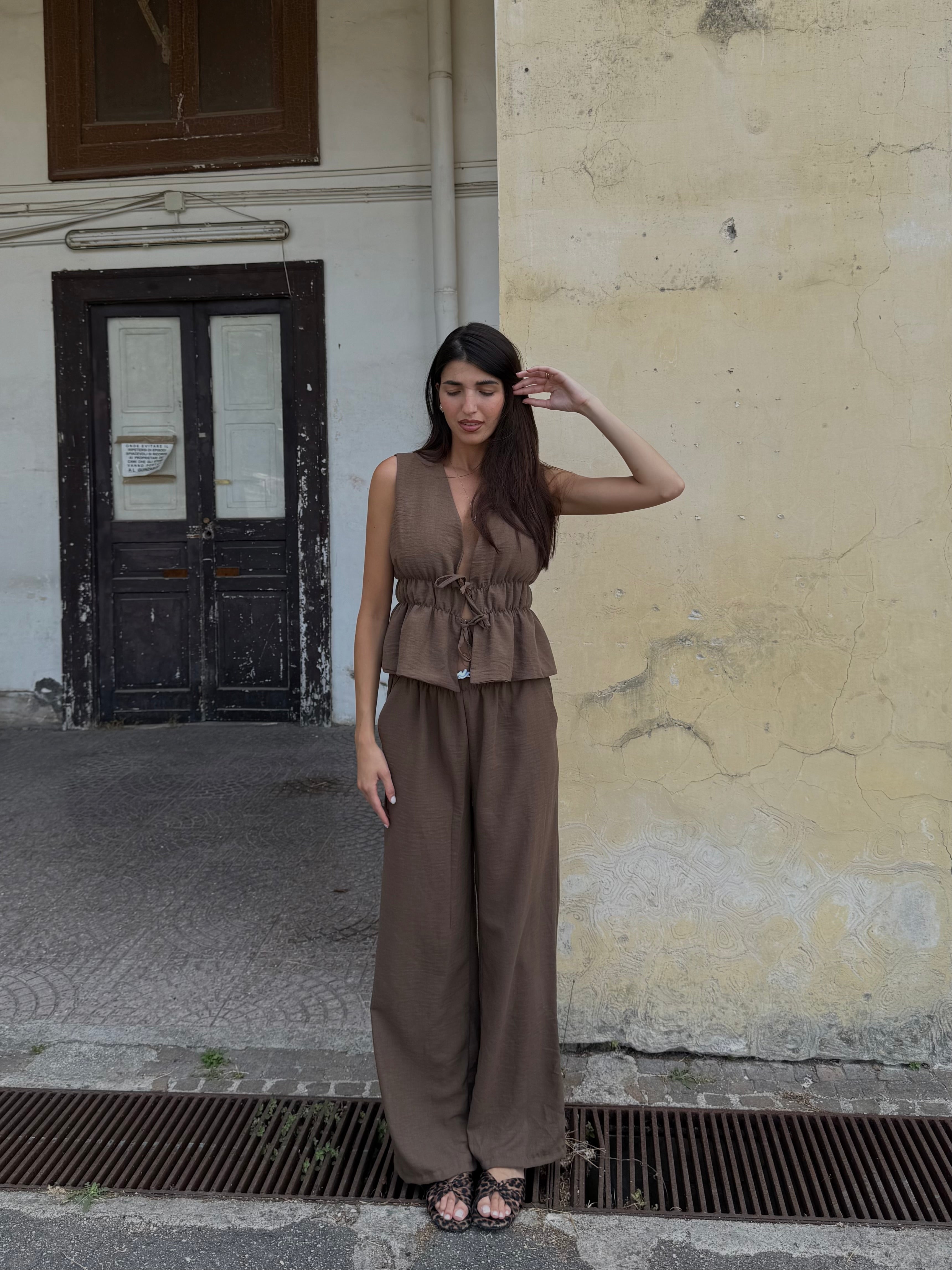 Coordinato Felicia marrone - LadyB Shop Online