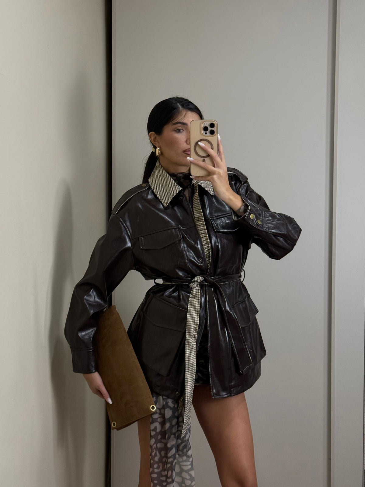 Giacca in pelle Ross