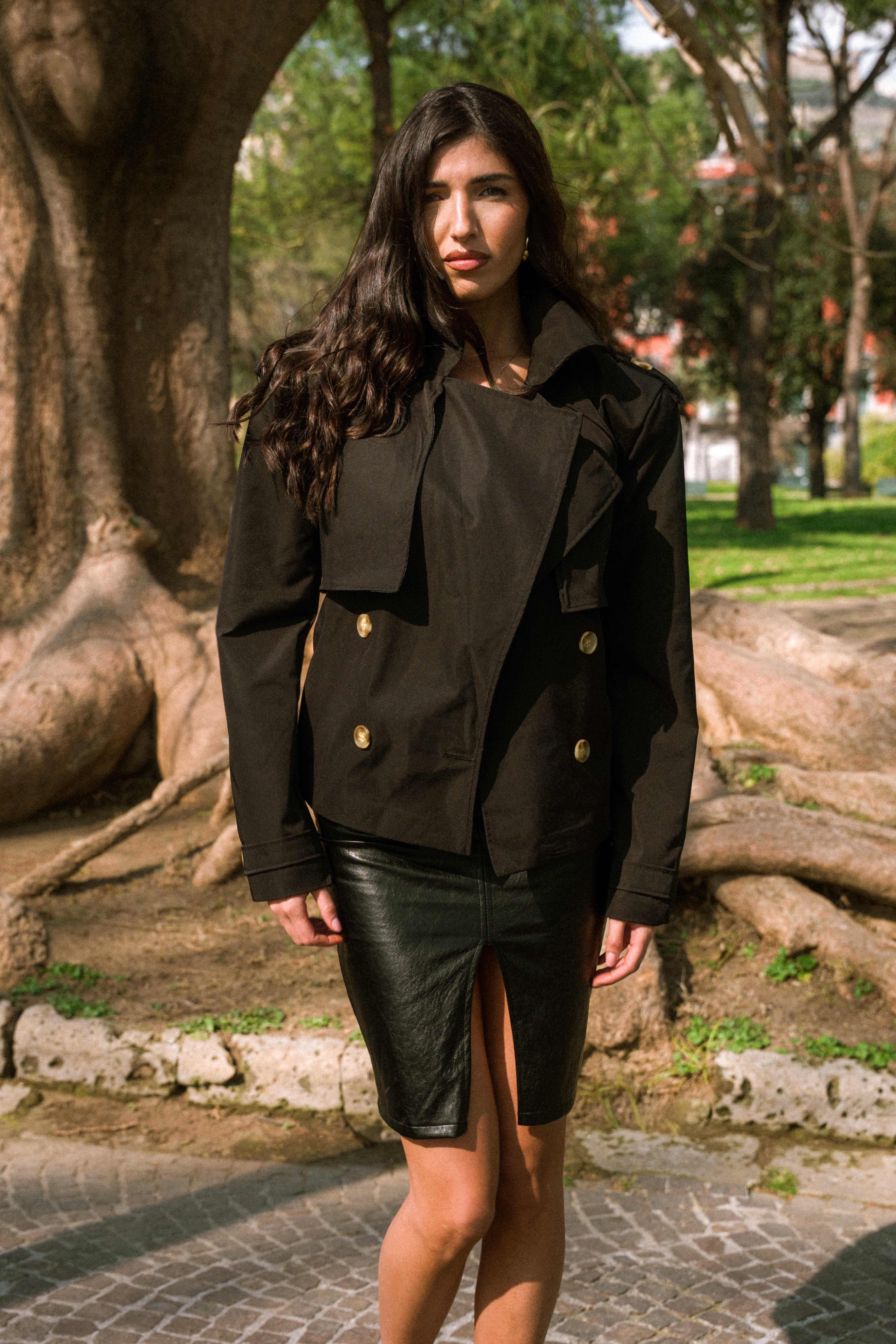 Trench maxi spallina by LadyB