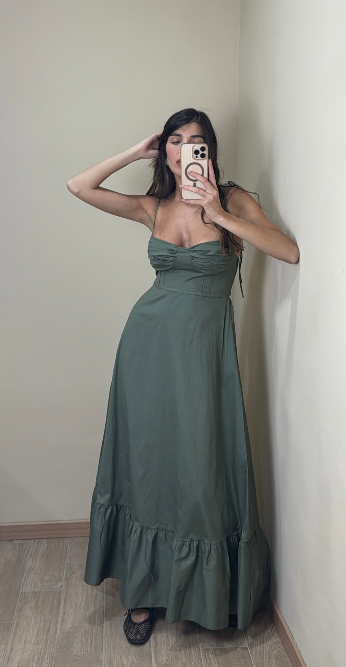 Dress ZR verde militare - LadyB Shop Online