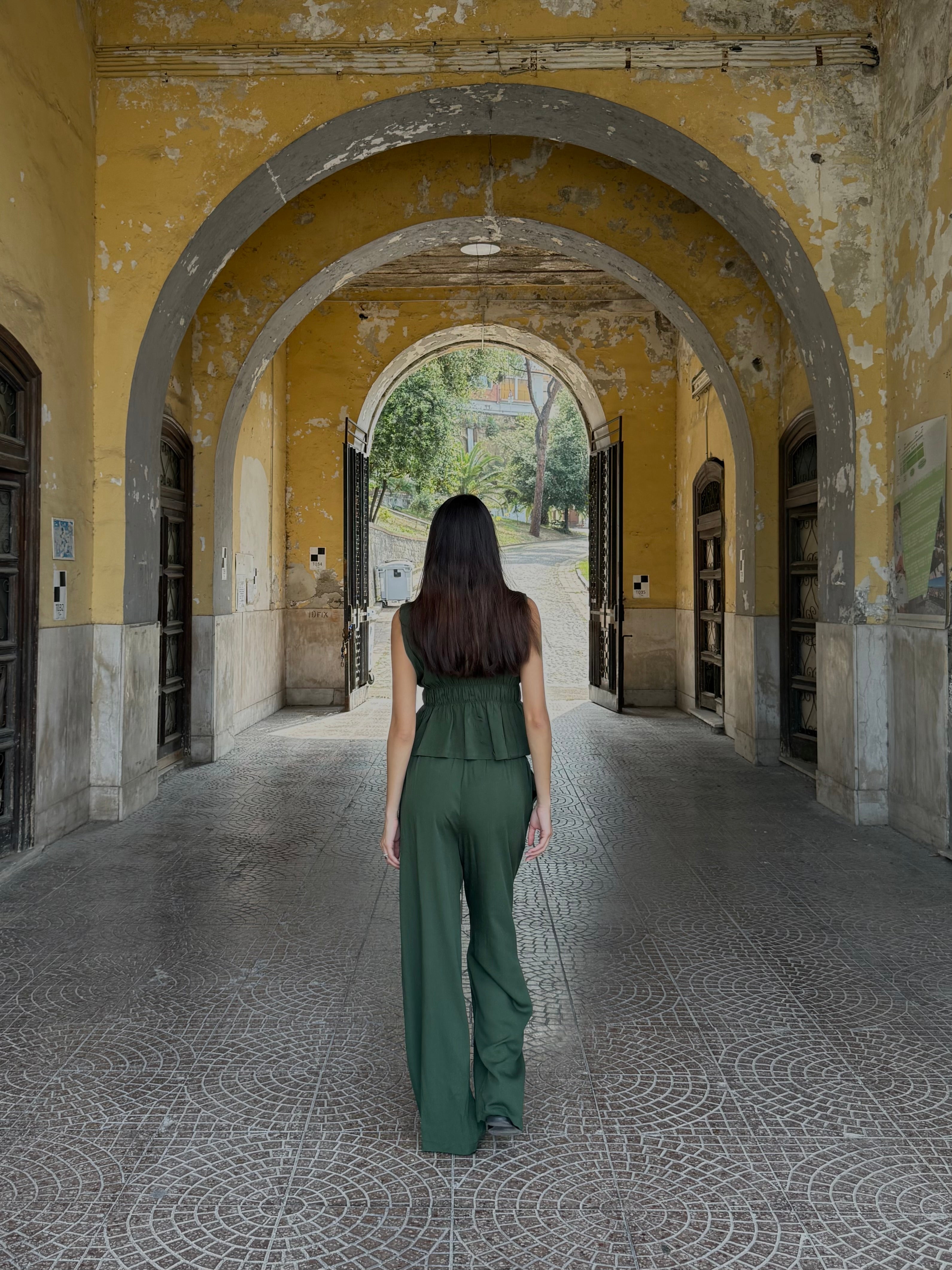 Coordinato Felicia verde - LadyB Shop Online