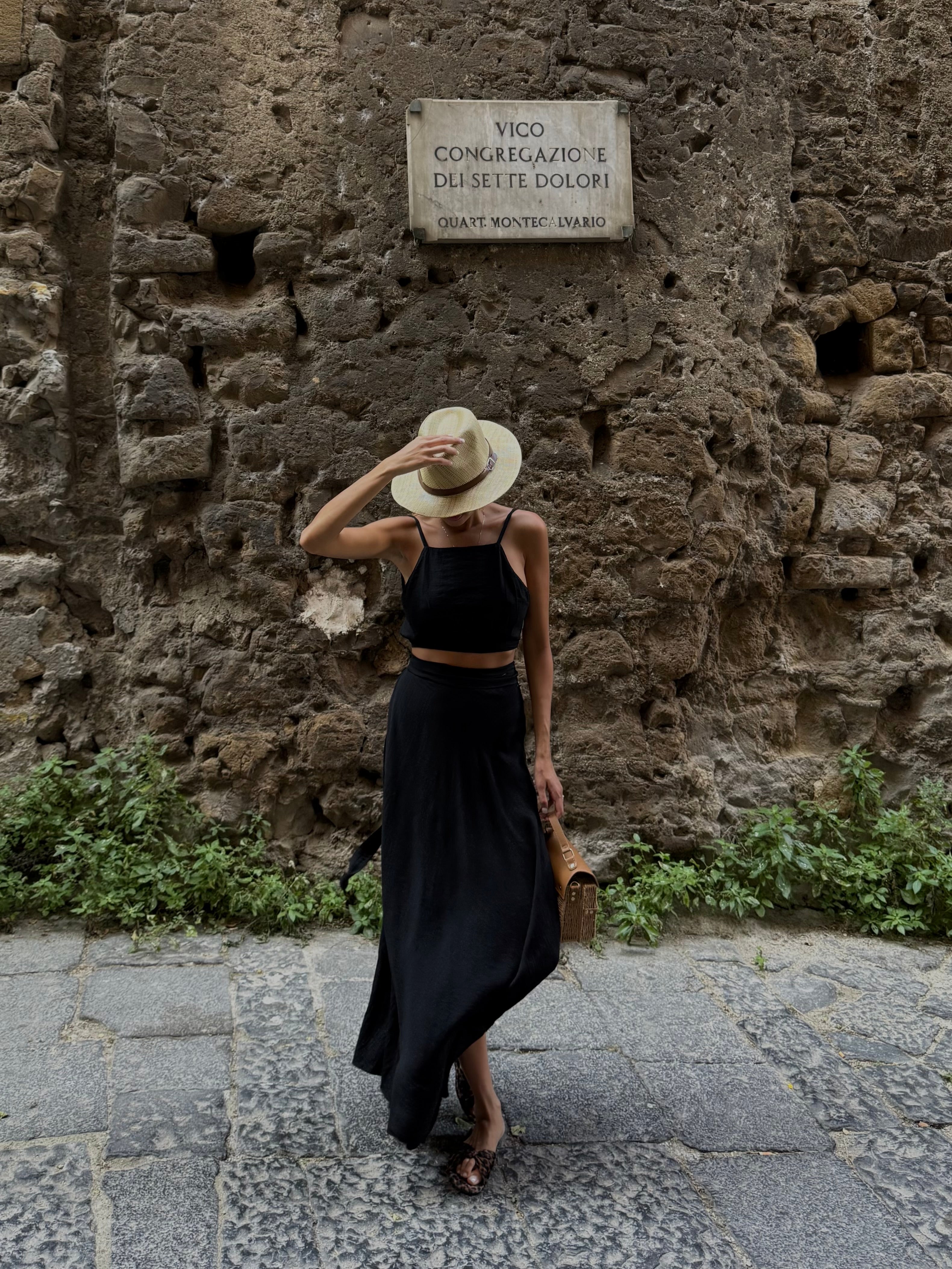 Coordinato Zanzibar nero - LadyB Shop Online