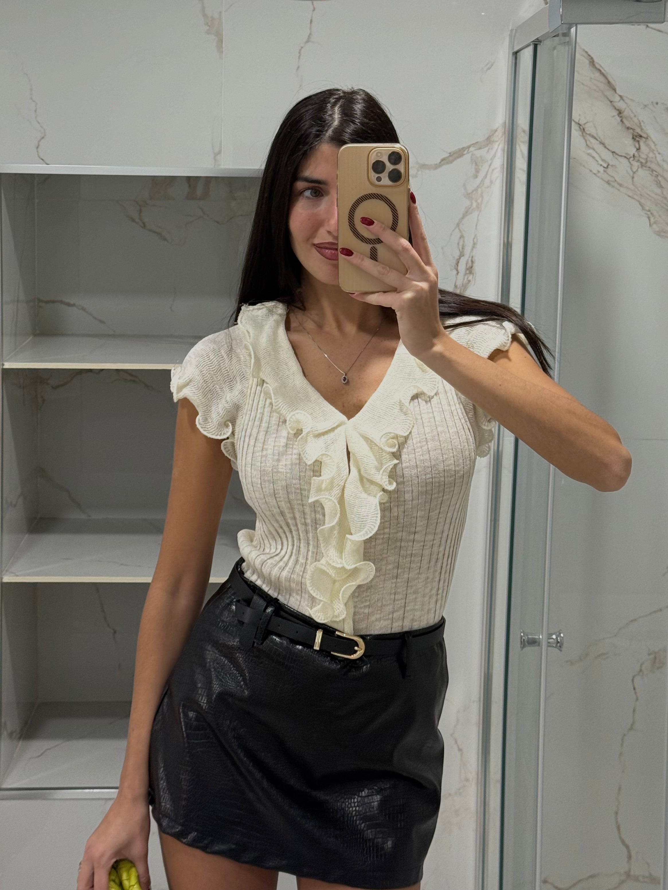 Maglia Fru panna
