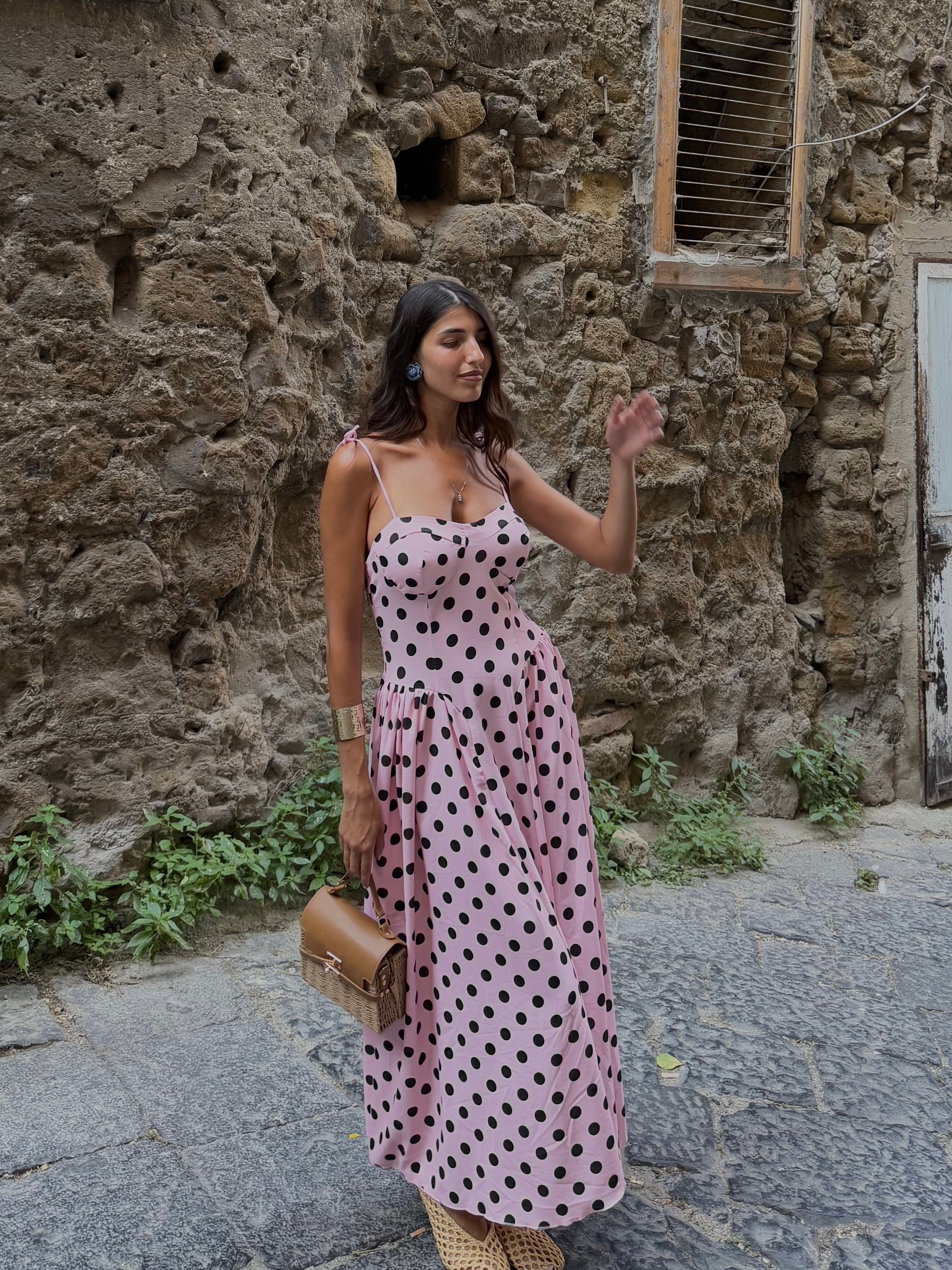 Dress Montecarlo rosa - LadyB Shop Online