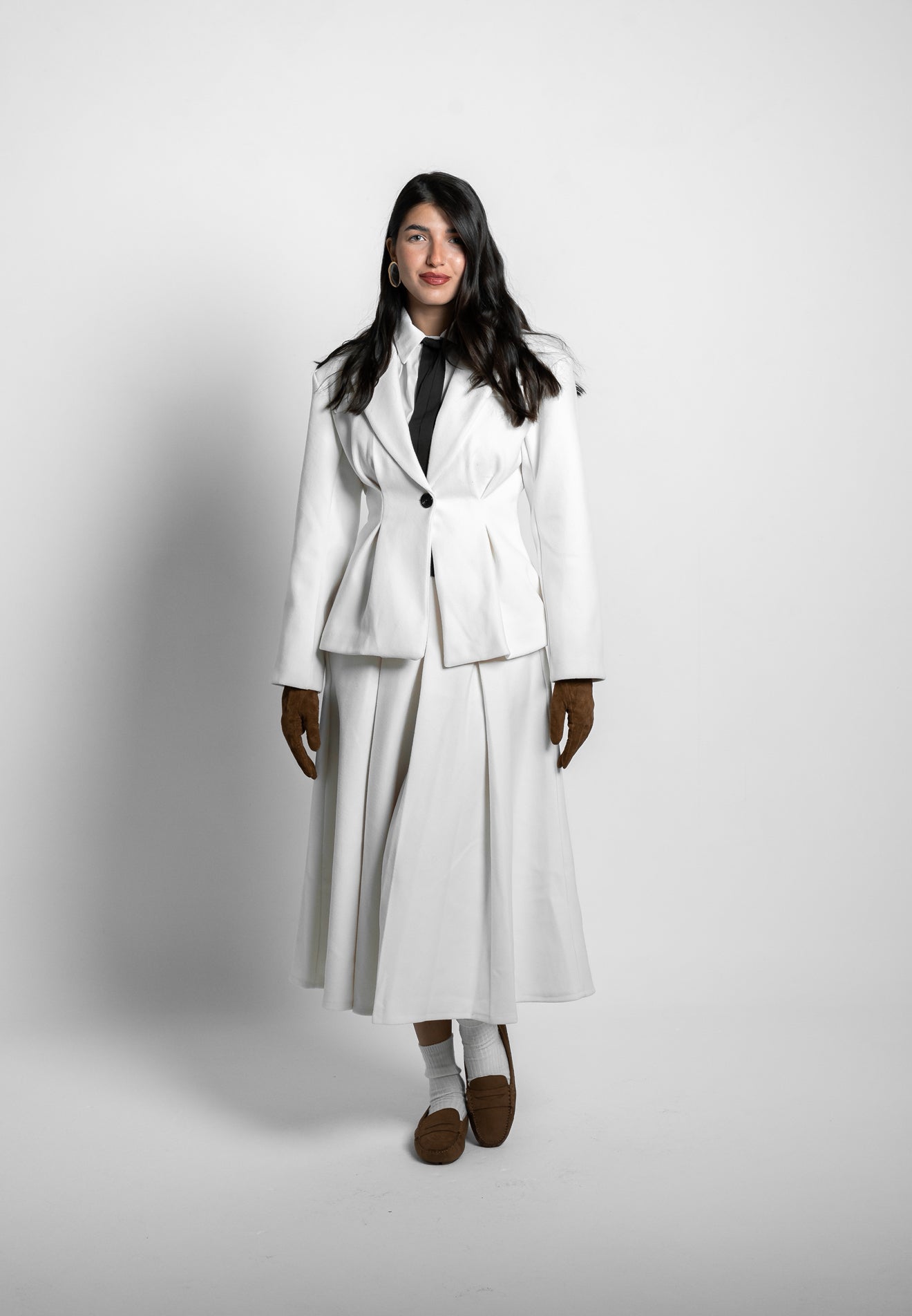 Gonna in panno panna