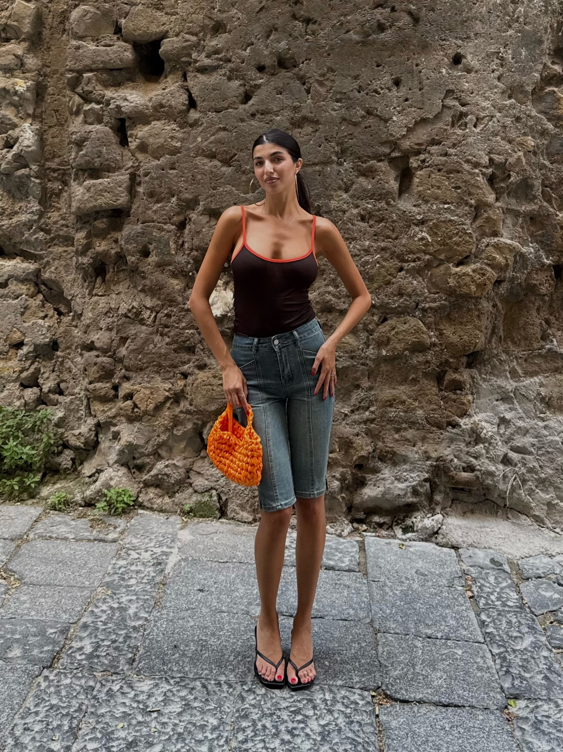 Bermuda in jeans