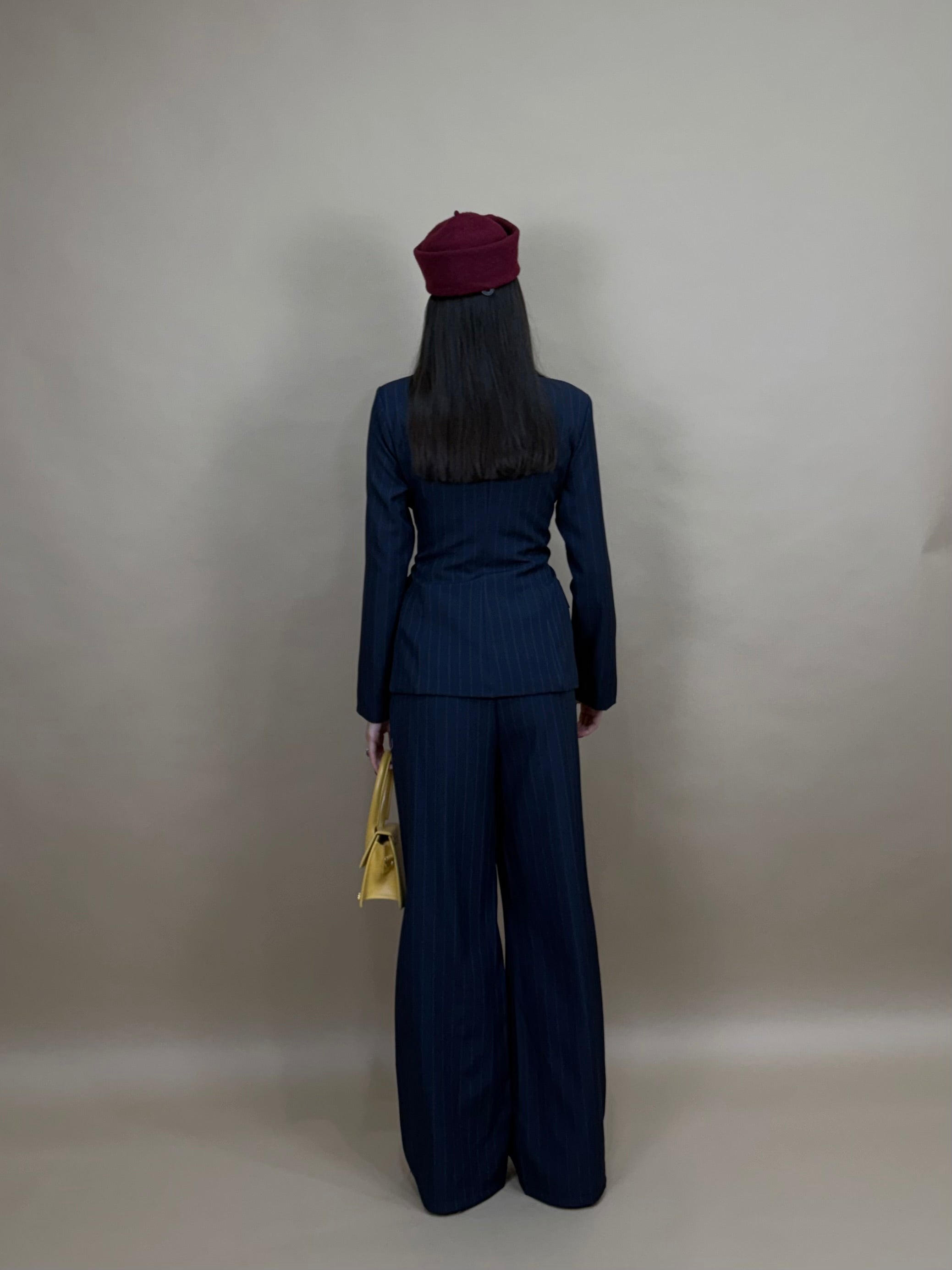 Tailleur Clea blu