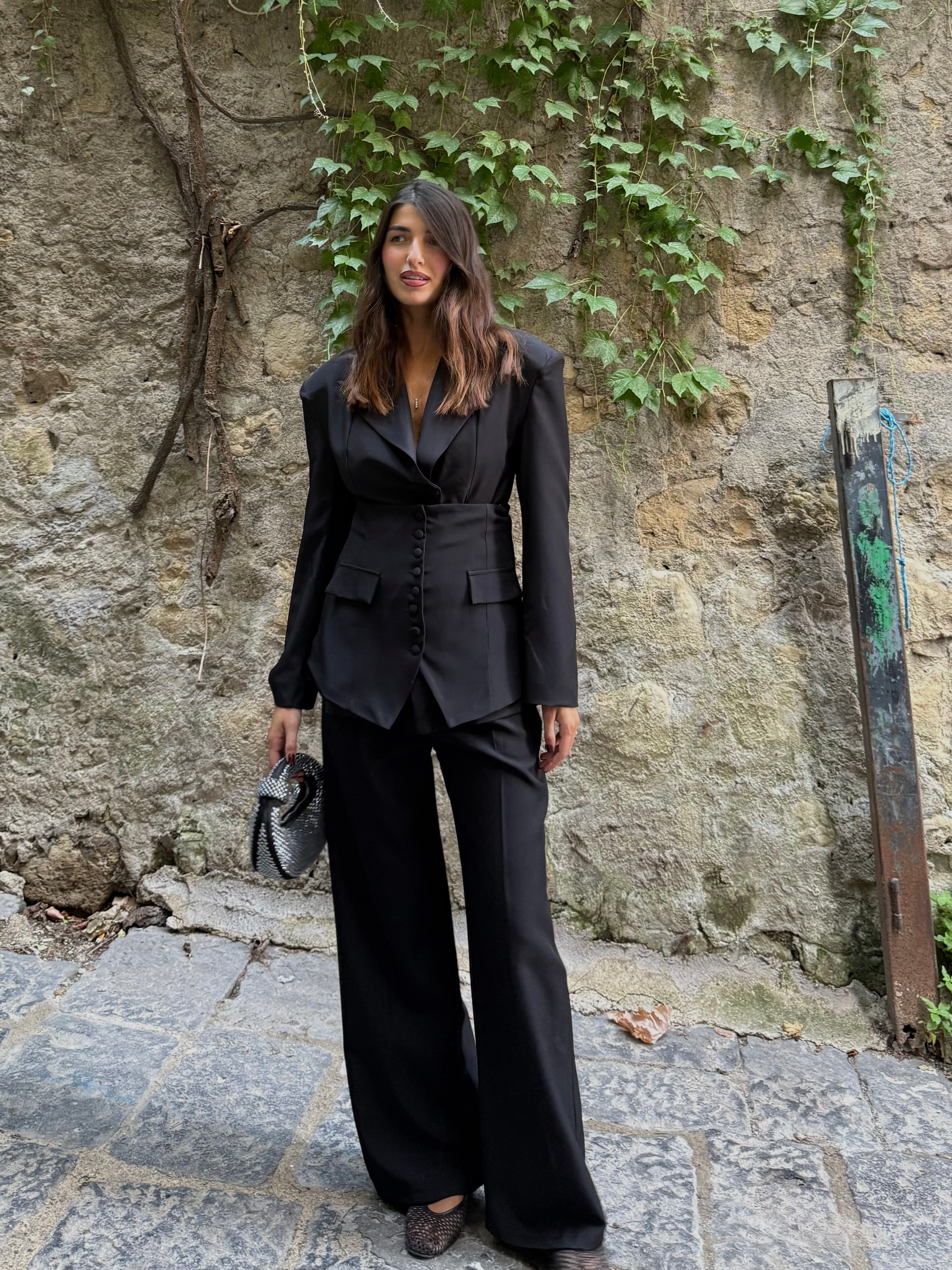 Tailleur tre pezzi nero