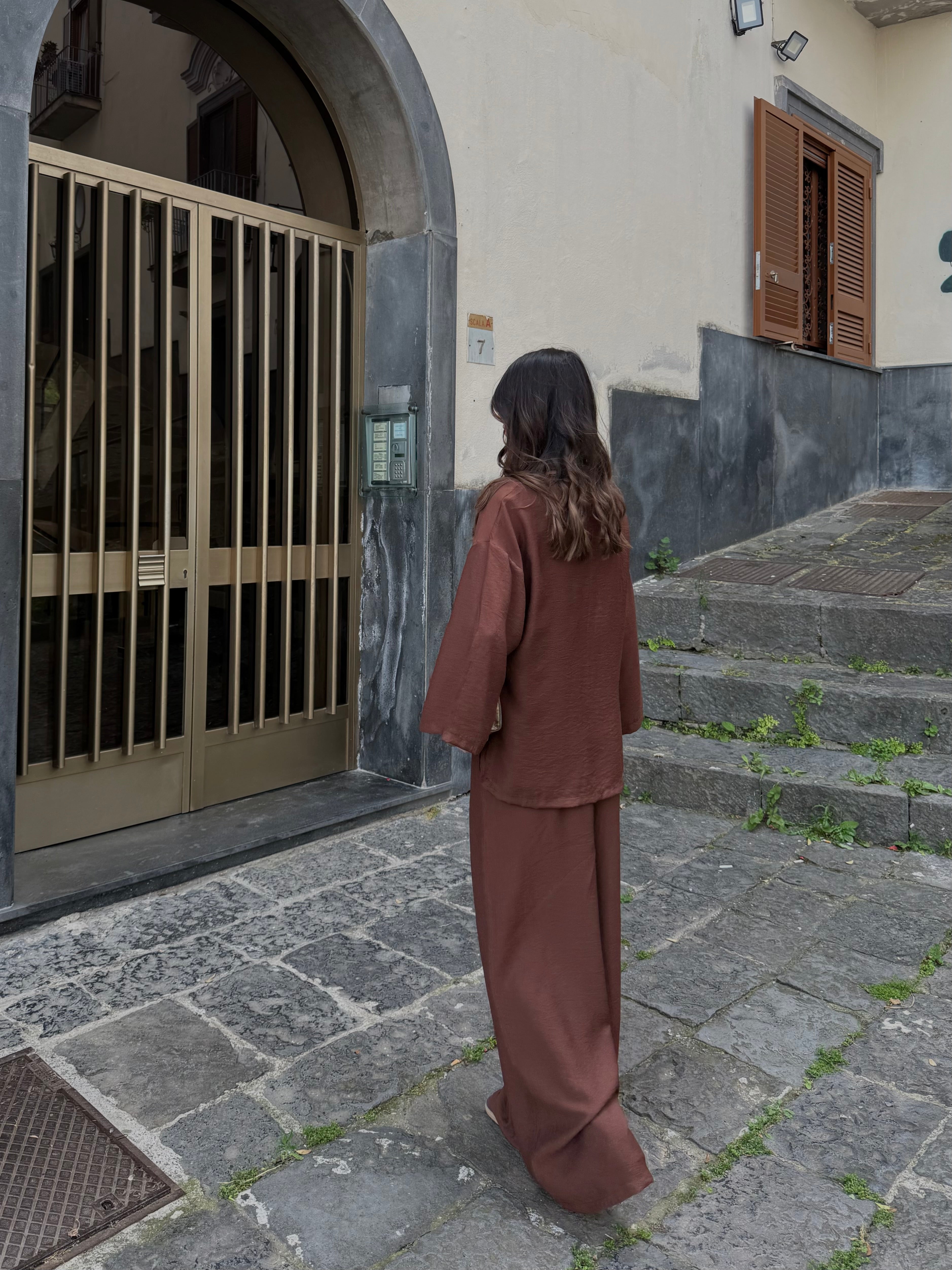 Coordinato misto lino - LadyB Shop Online