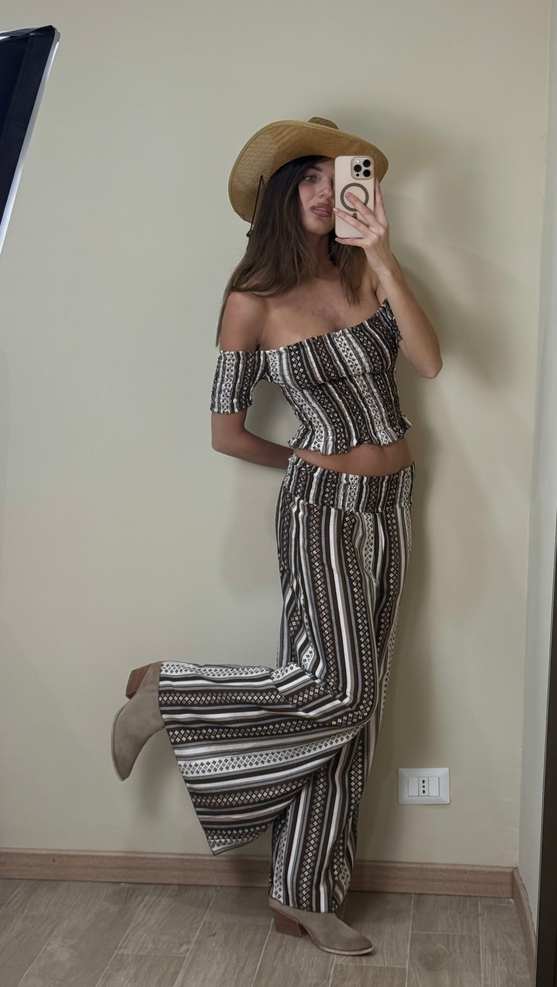 Coordinato gipsy marrone - LadyB Shop Online