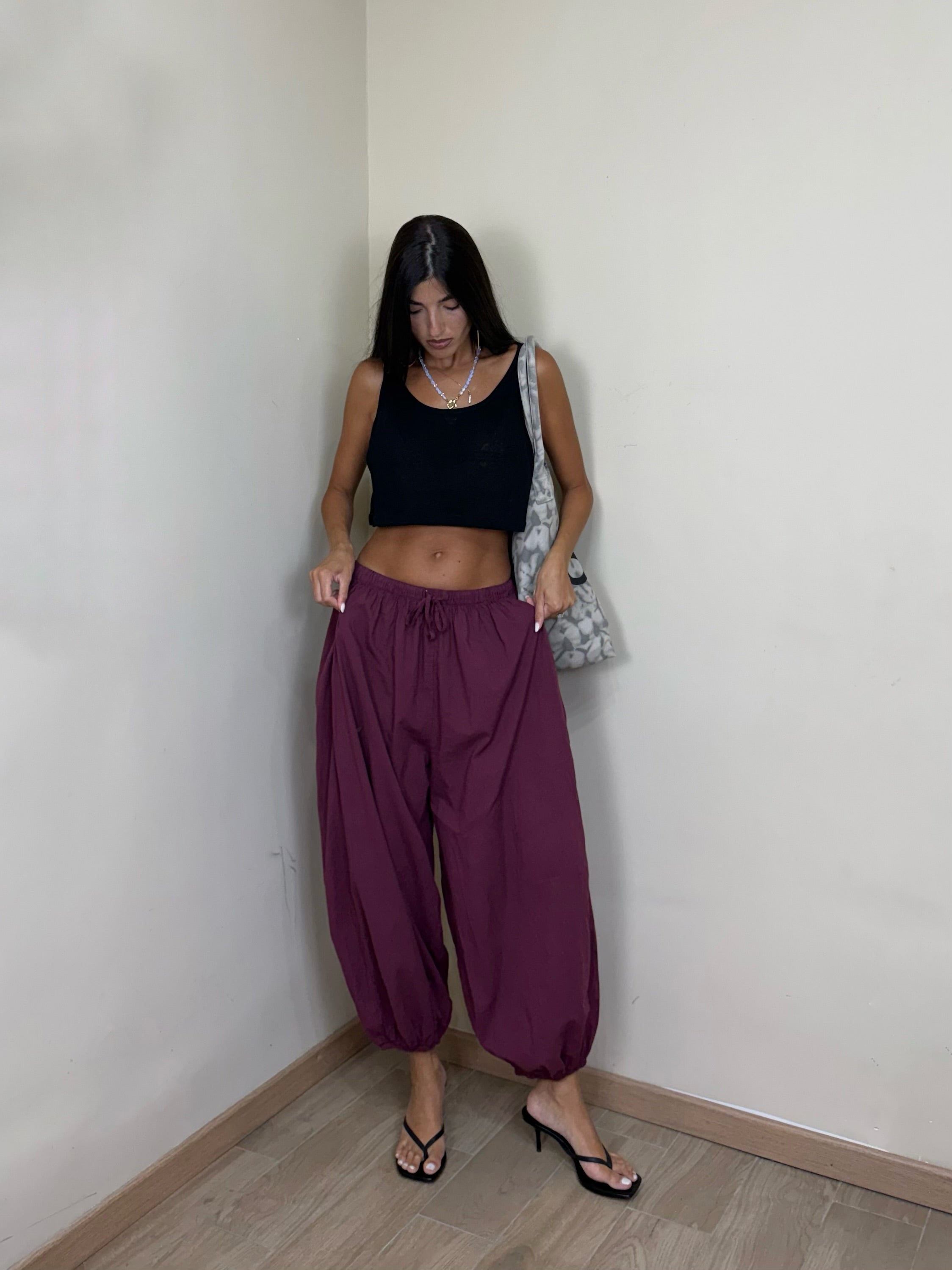 Pantalone ballon in cotone