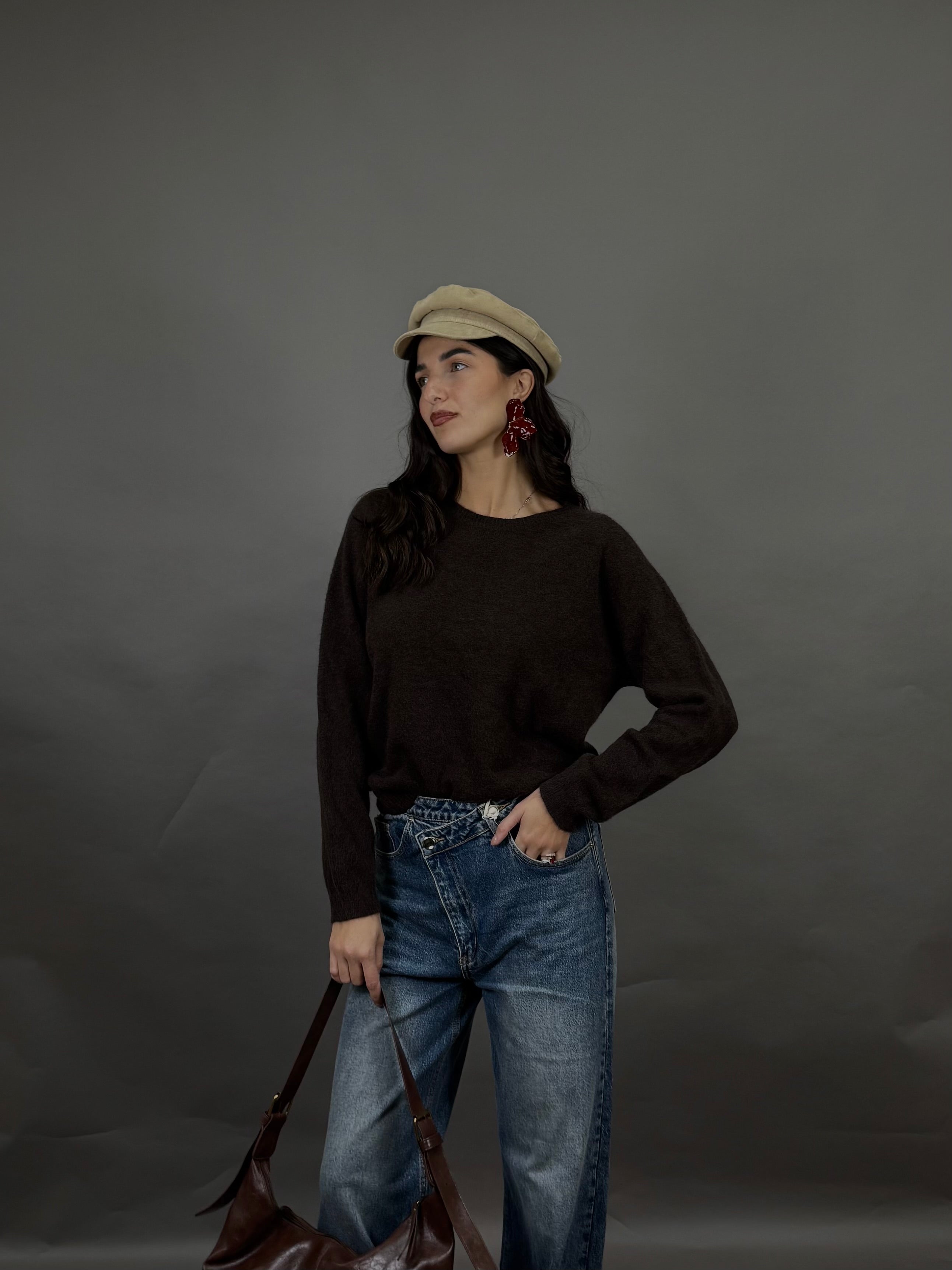 Maglione Lori marrone