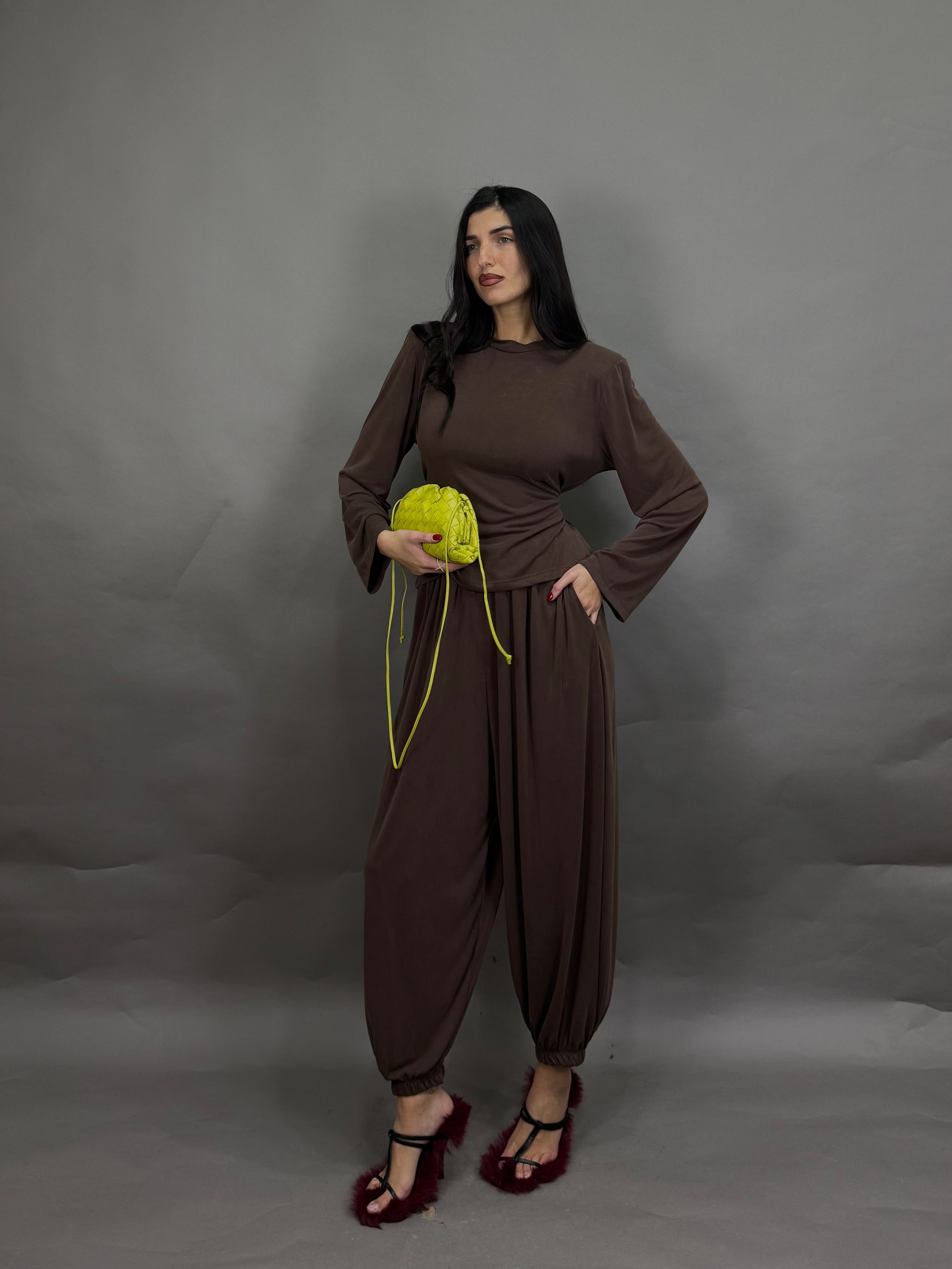 Coordinato Ori marrone