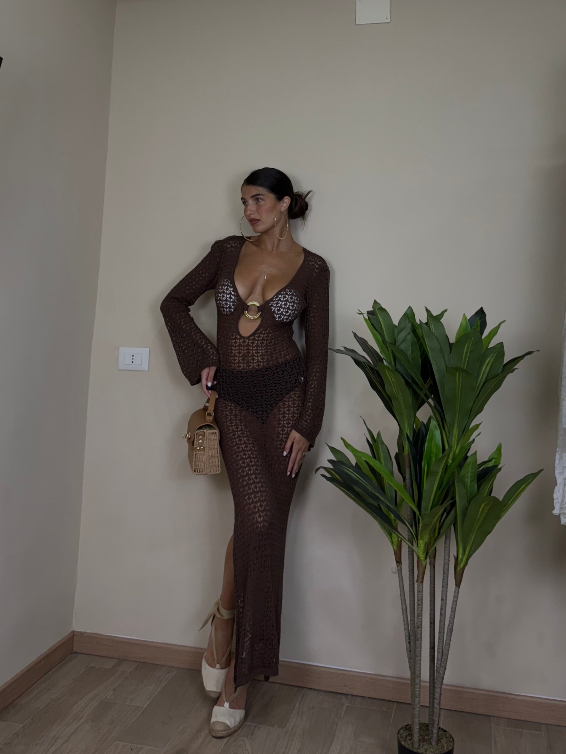 Copricostume Ilary marrone - LadyB Shop Online