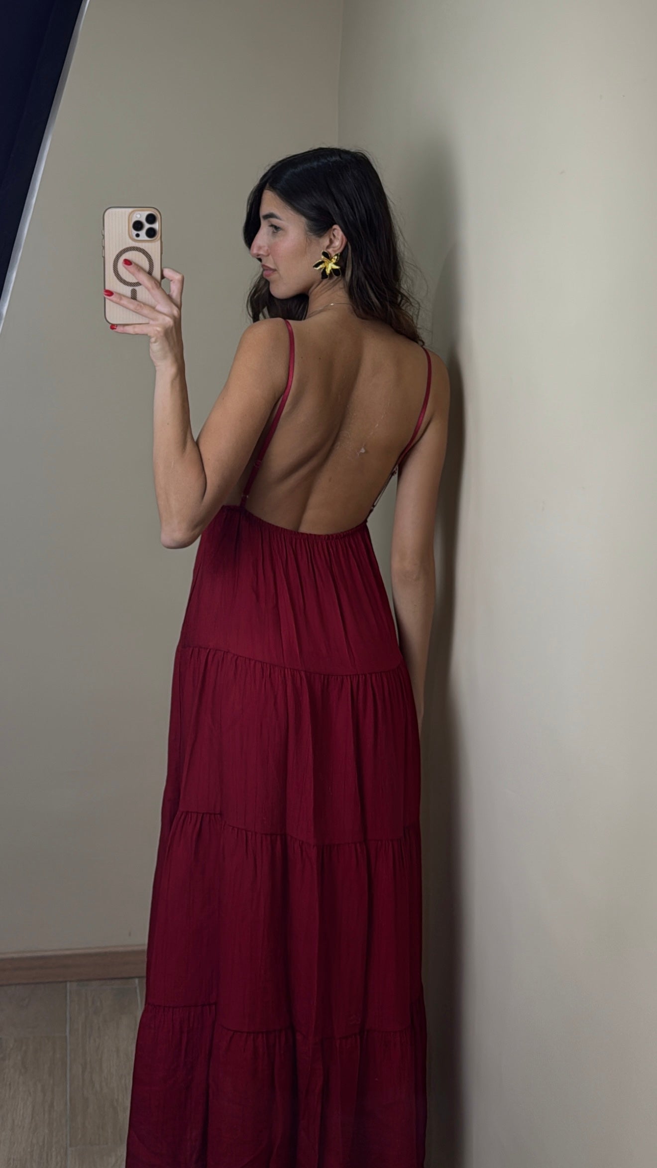 Dress Positano rosso - LadyB Shop Online
