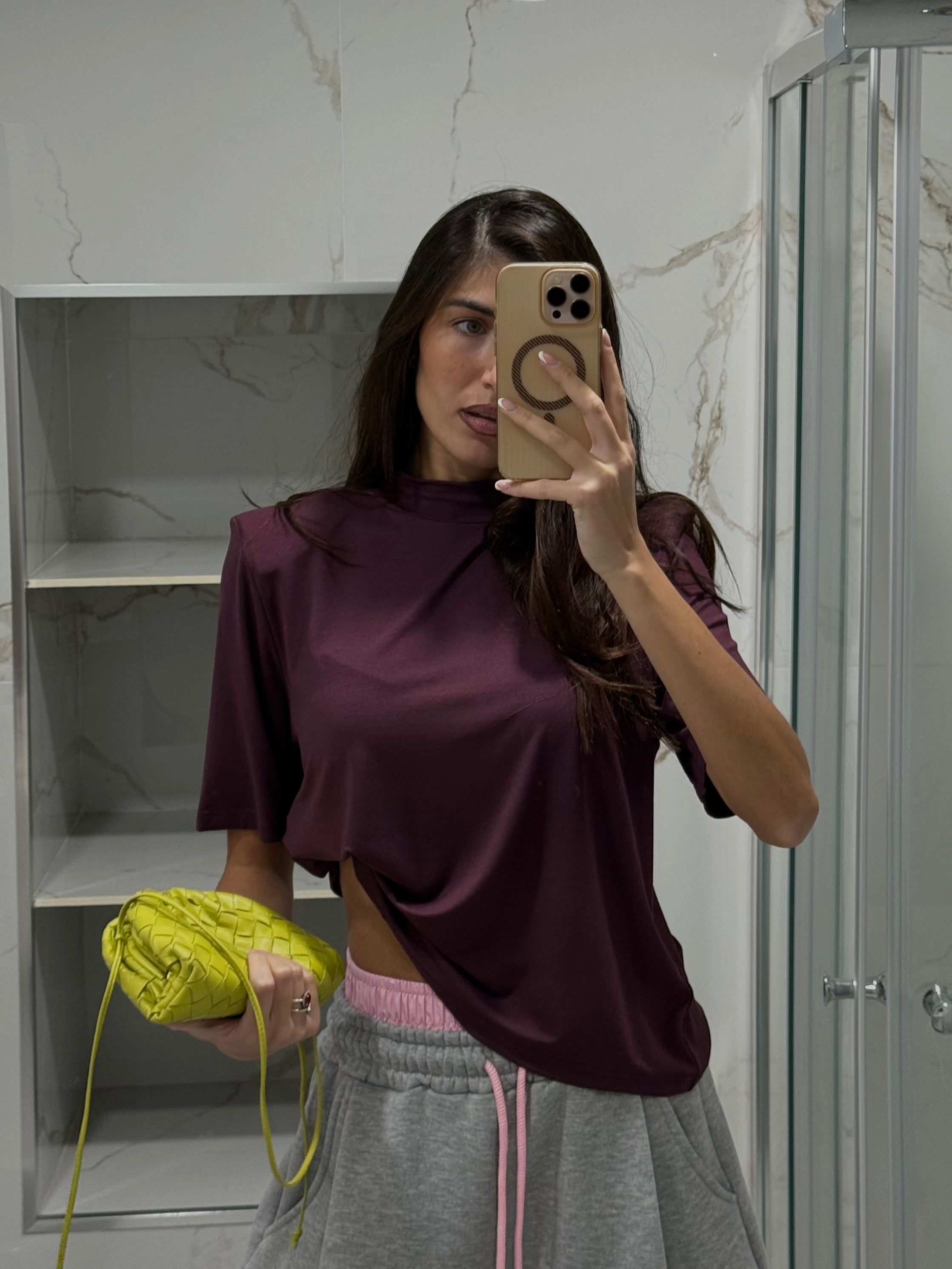 Maglia Lolita bordeaux