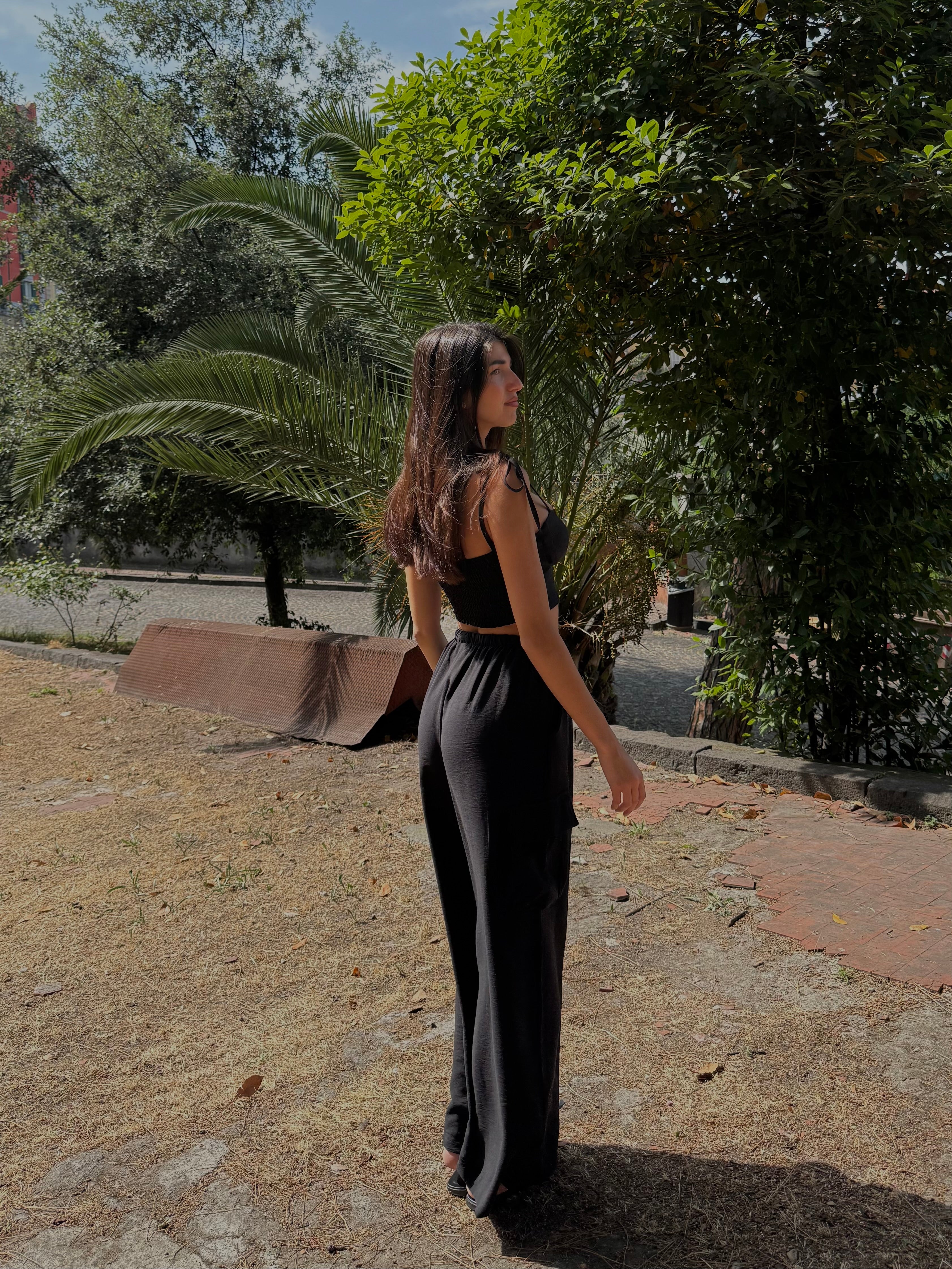 Coordinato Cargo nero - LadyB Shop Online