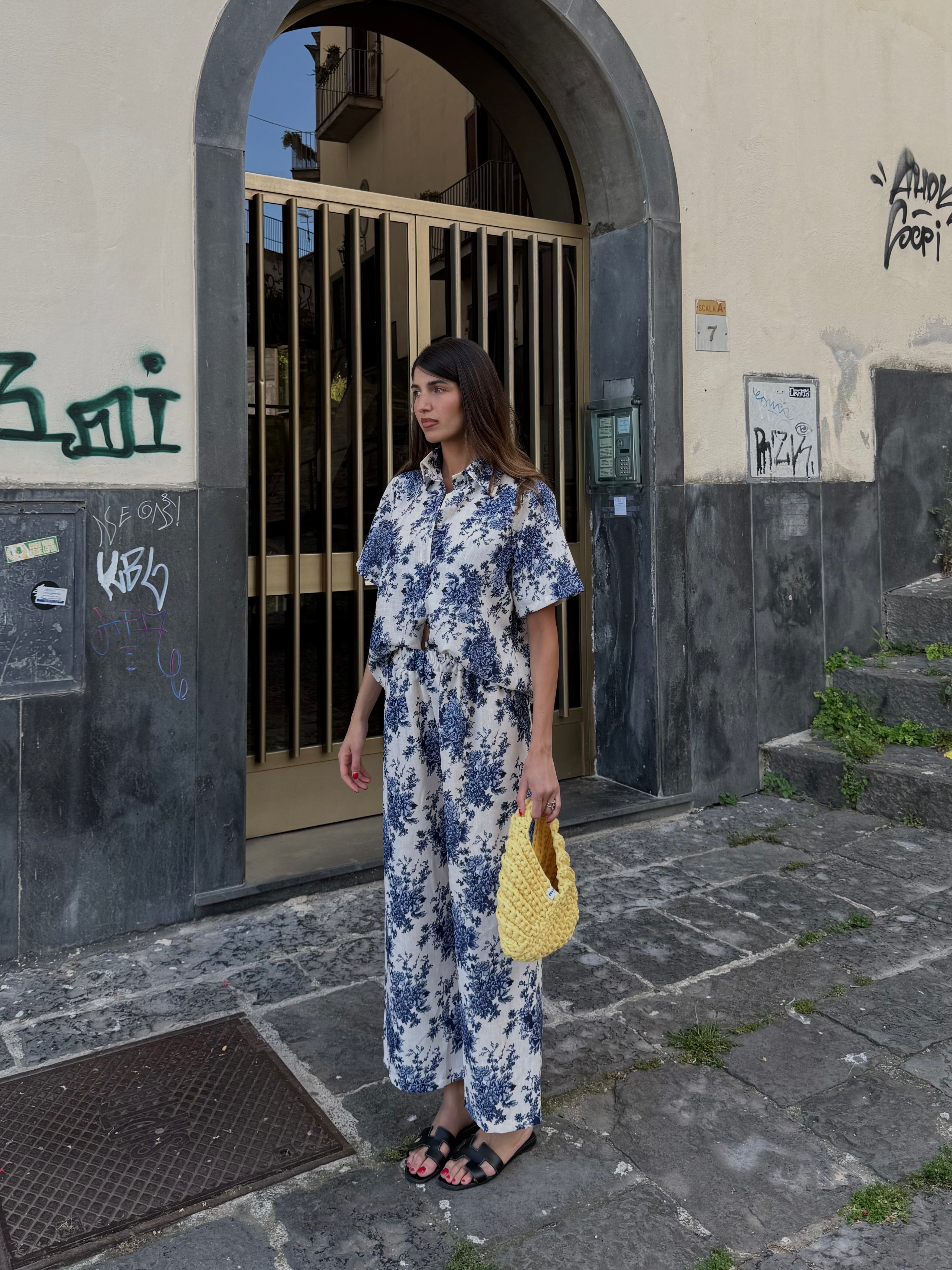 Coordinato con camicia Dior blu - LadyB Shop Online