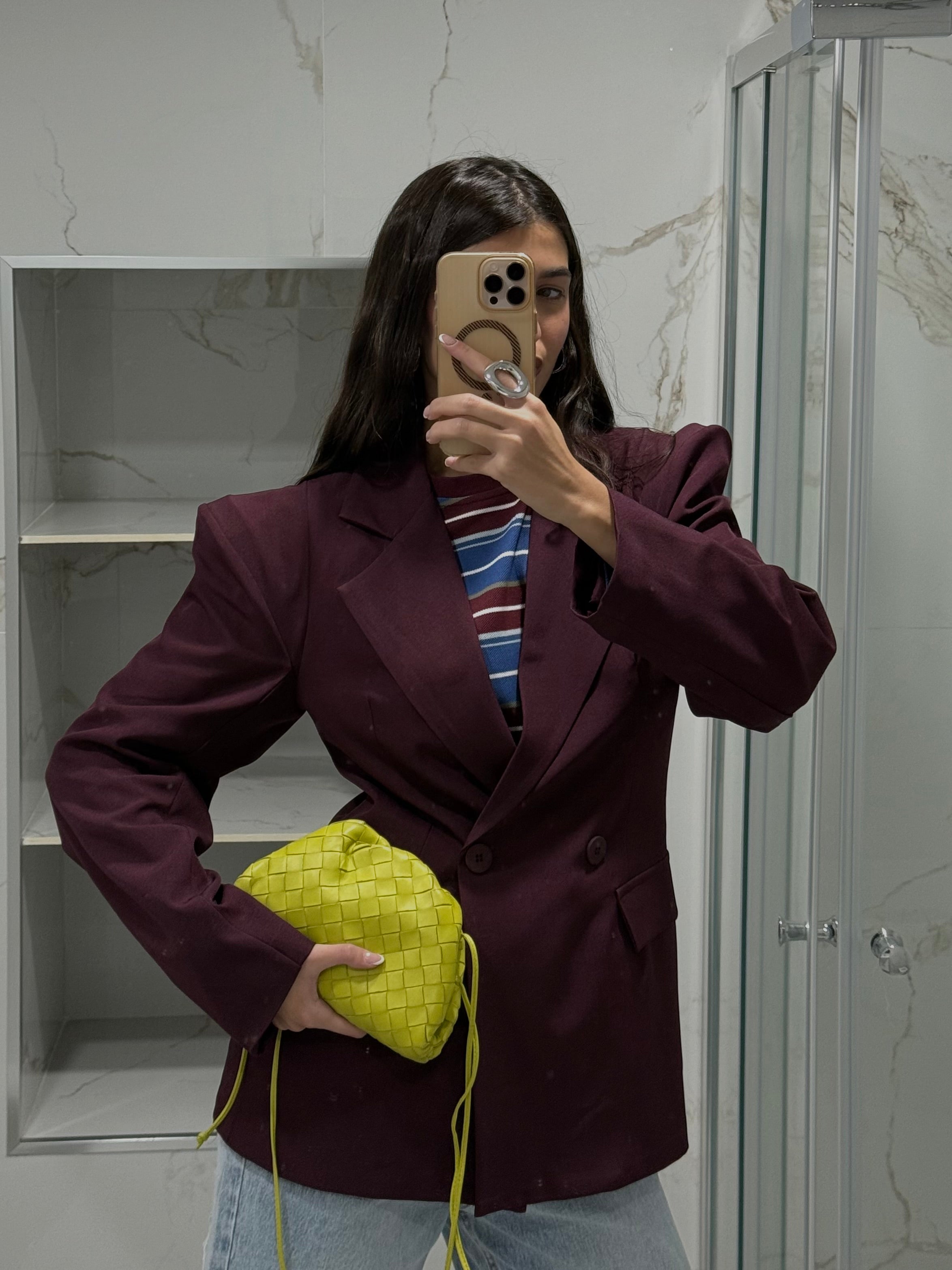 Blazer manica sbuffo