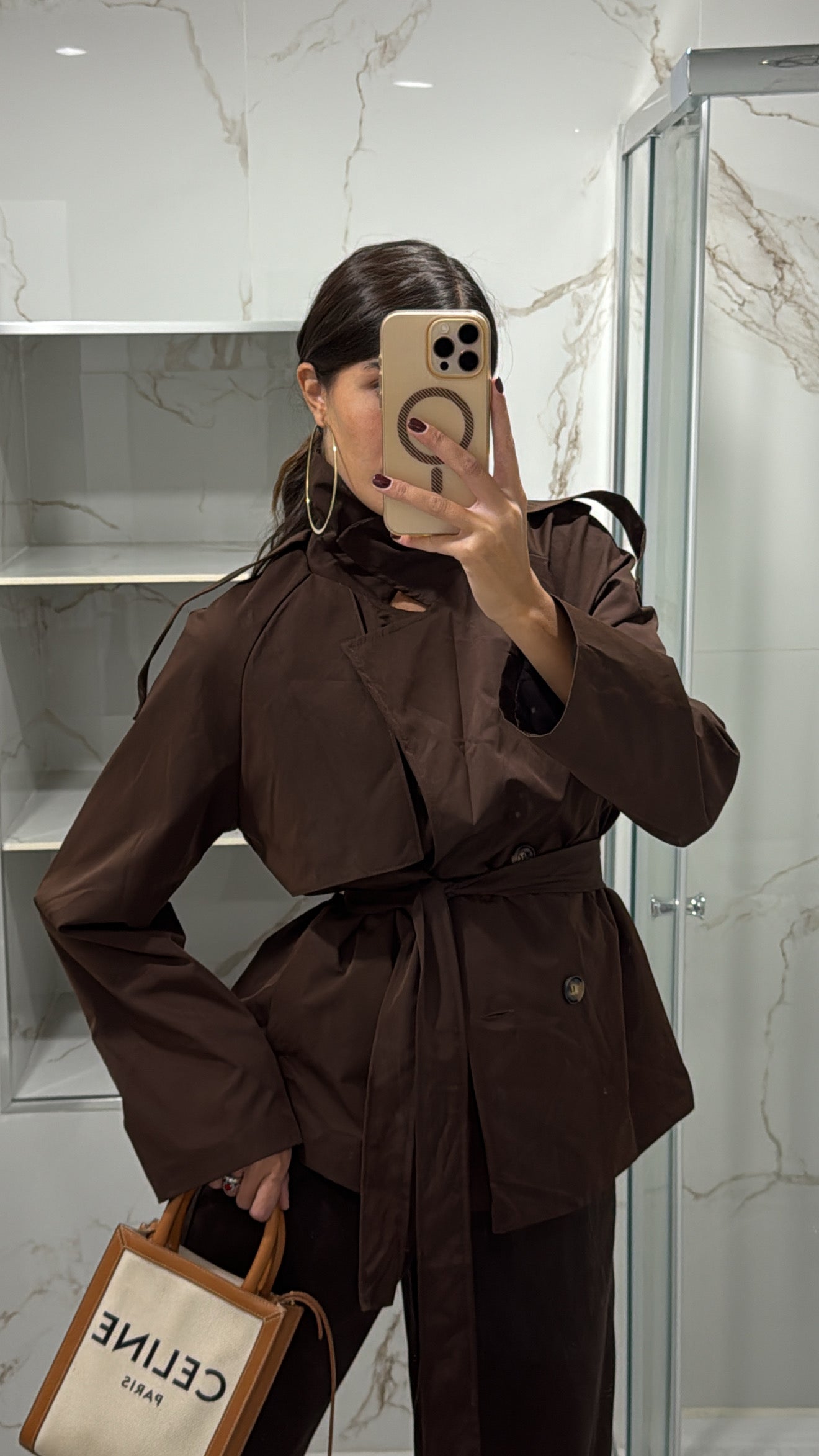Trench cioccolato