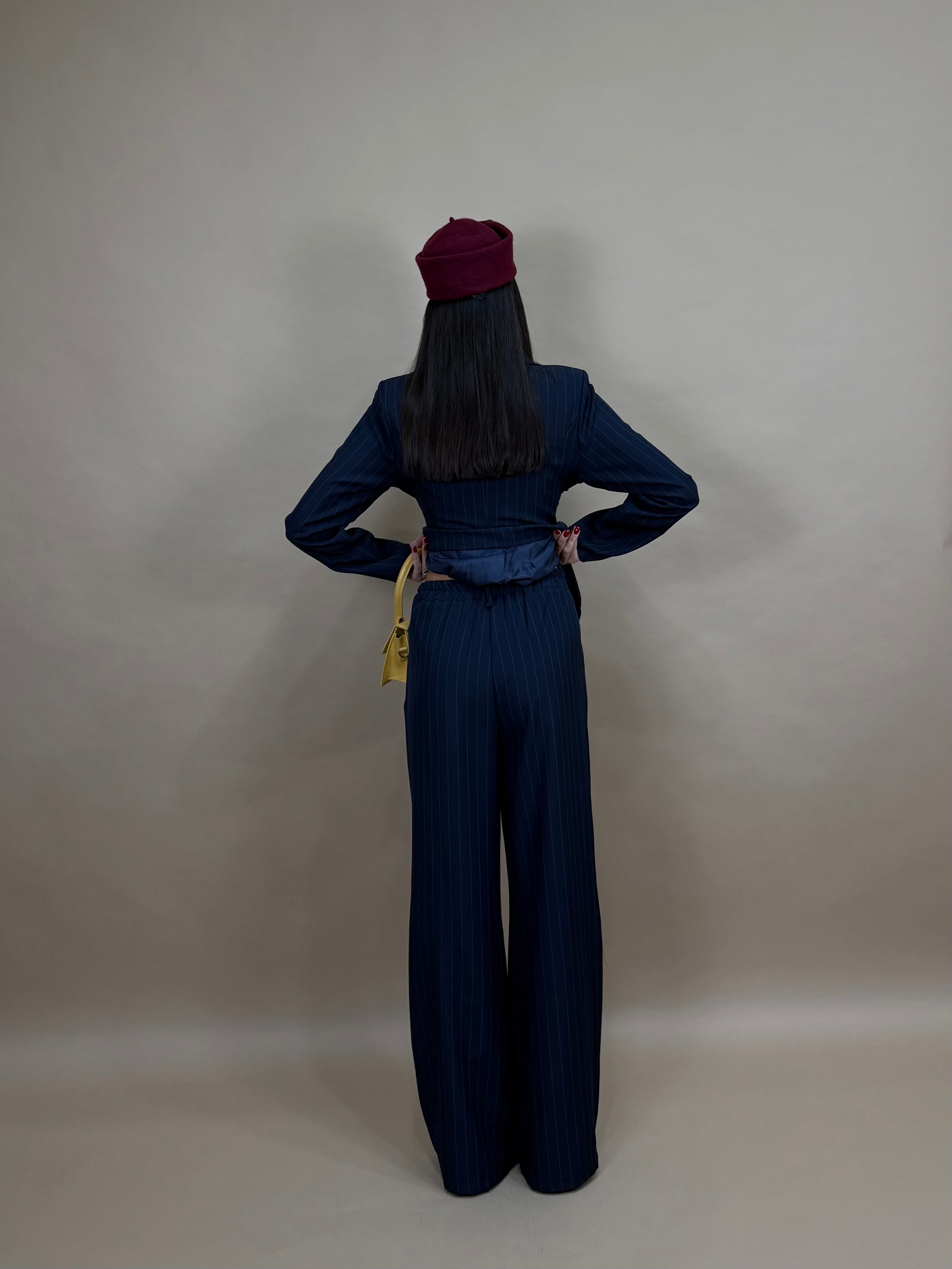 Tailleur Clea blu
