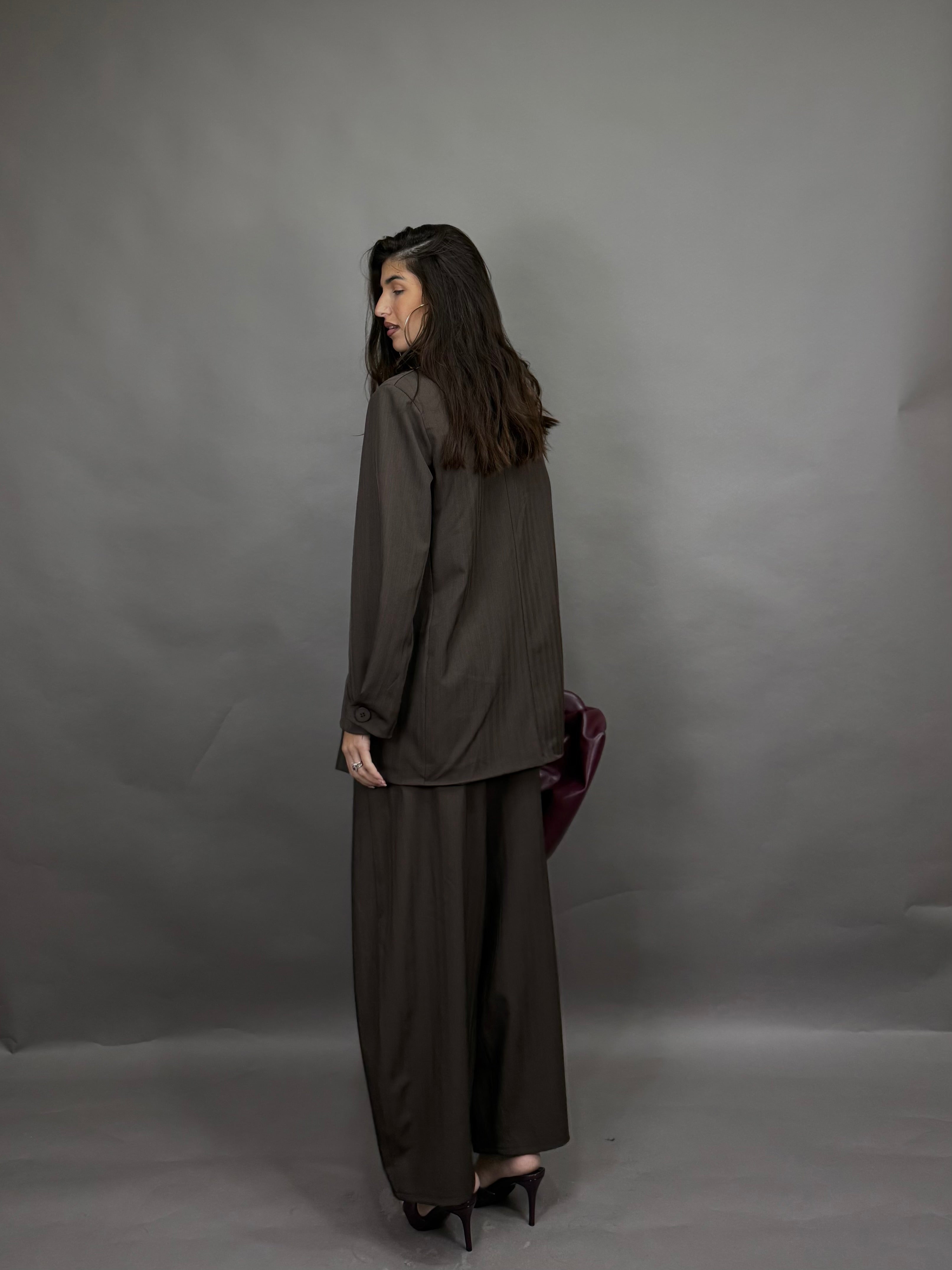 Tailleur Judi marrone