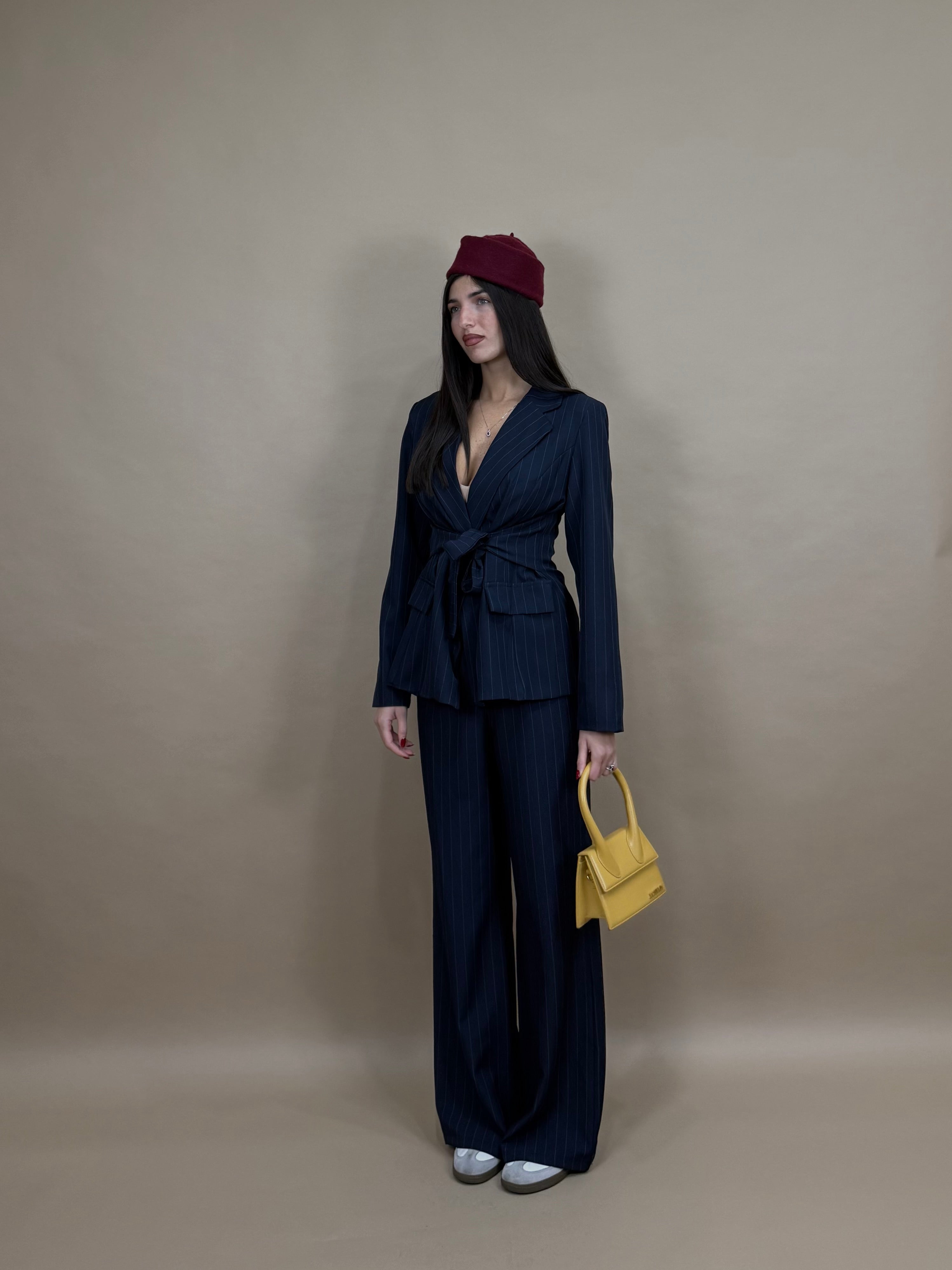 Tailleur Clea blu