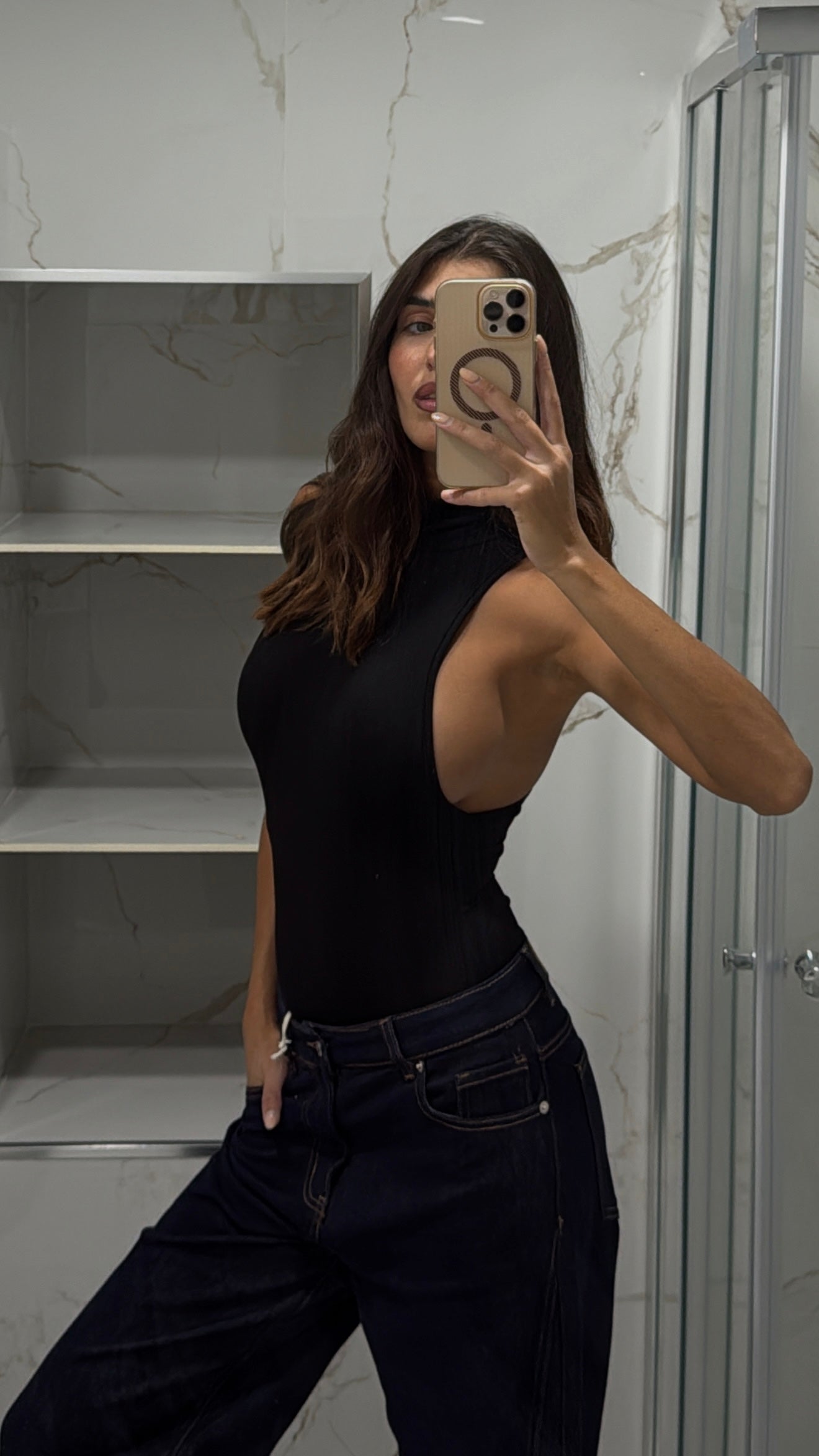Body modellante nero
