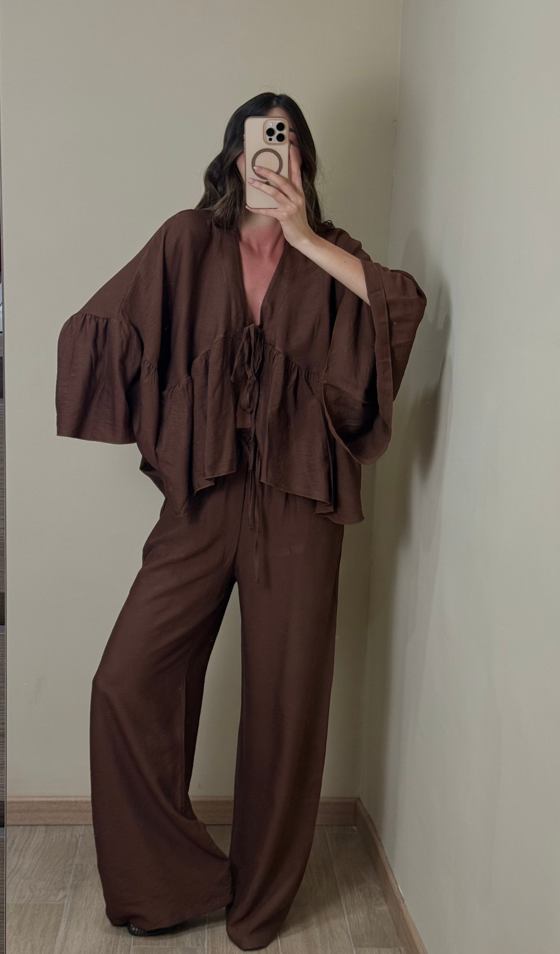 Coordinato Formentera marrone - LadyB Shop Online