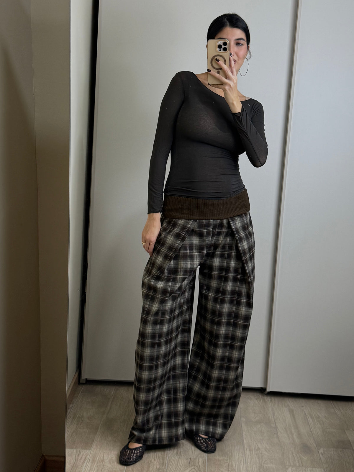 Pantalone flanella e velluto
